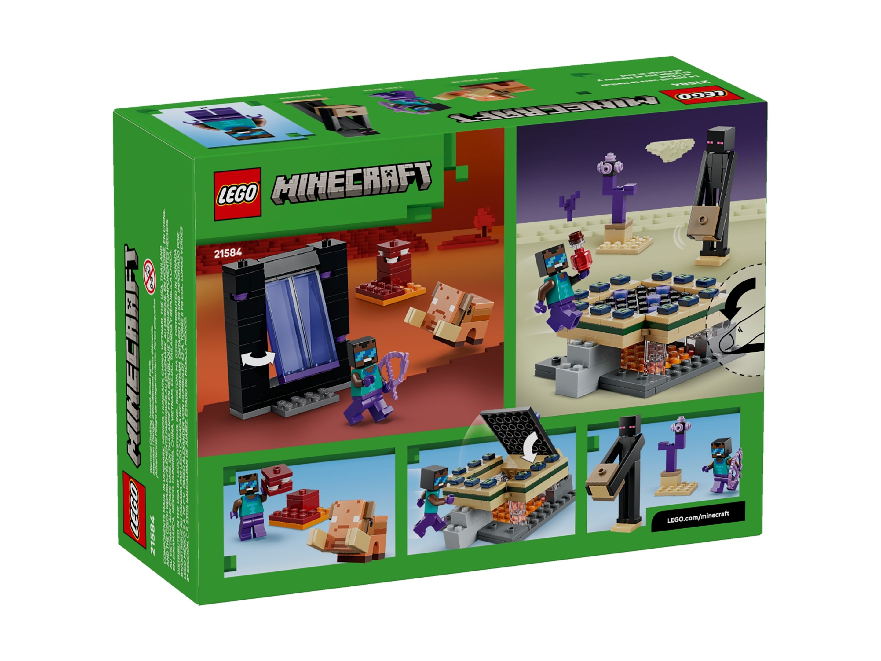 LEGO Minecraft - Podróż przez portal Netheru i Kresu