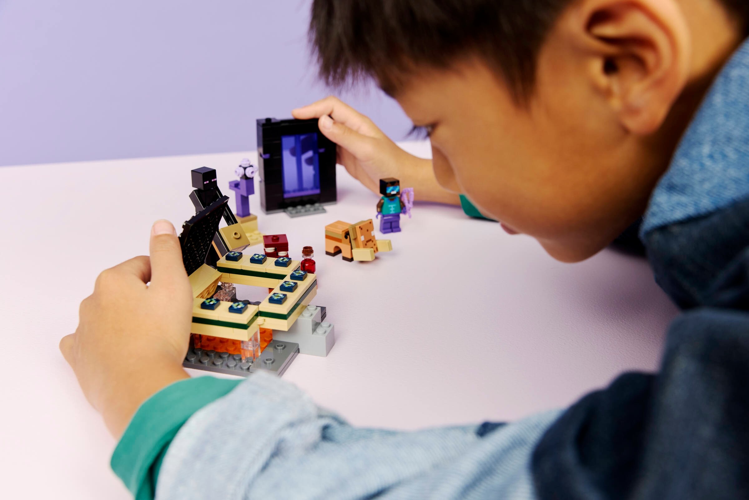 LEGO Minecraft - Podróż przez portal Netheru i Kresu