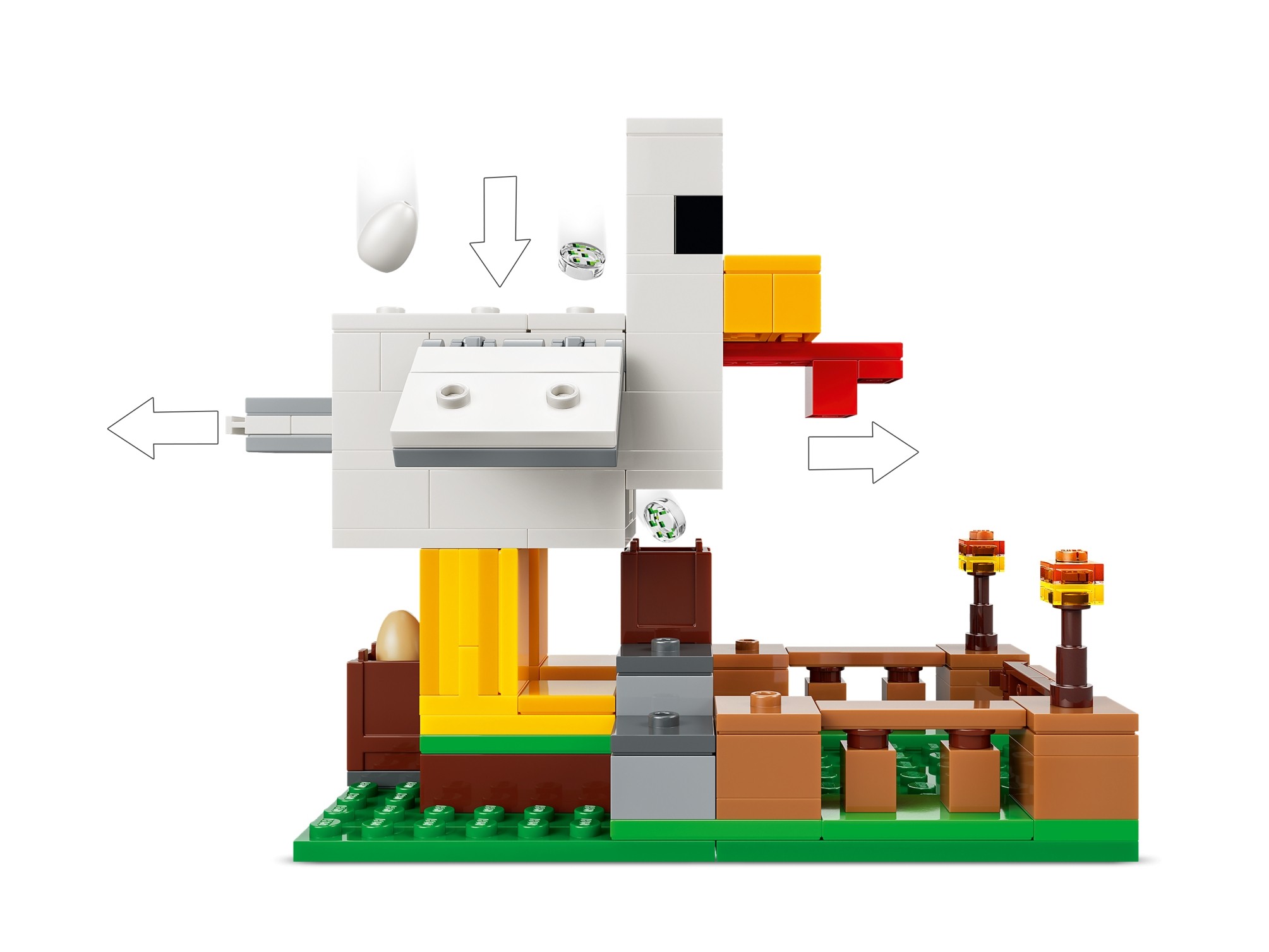 LEGO Minecraft - Farma kurczaków