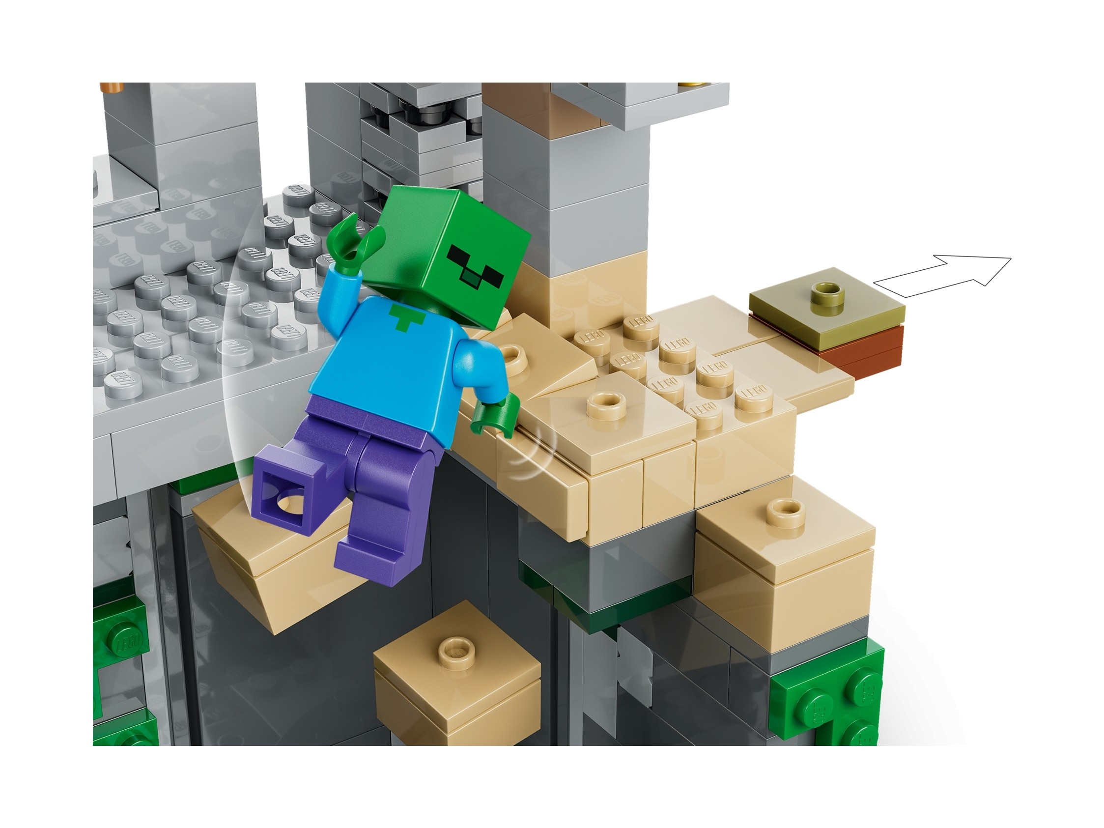 LEGO Minecraft - Loch zombie