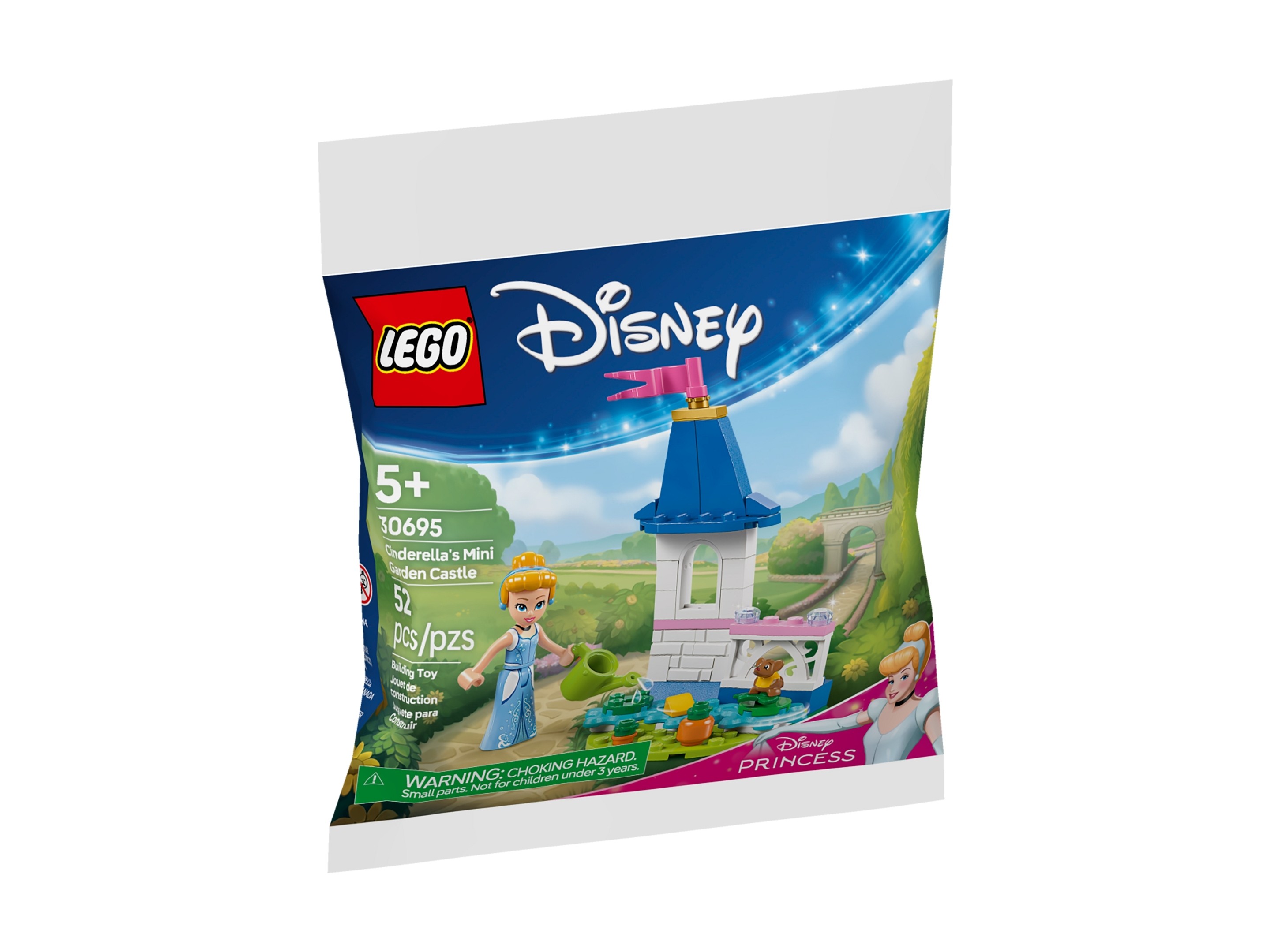 LEGO Disney - Miniaturowy zamek Kopciuszka z ogrodem