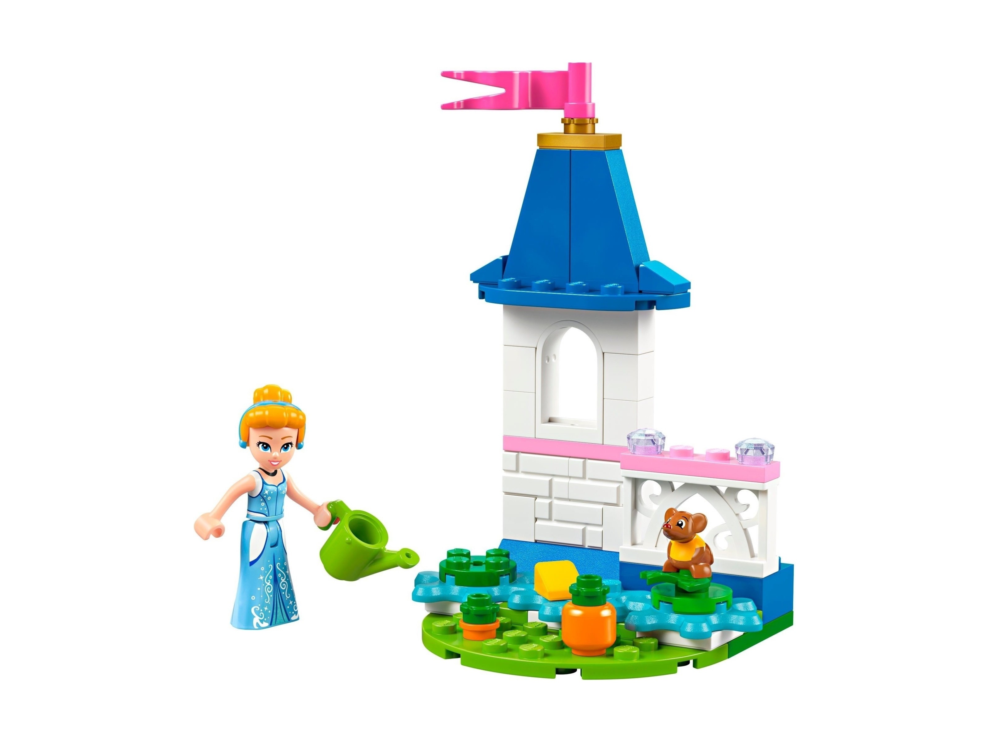 LEGO Disney - Miniaturowy zamek Kopciuszka z ogrodem