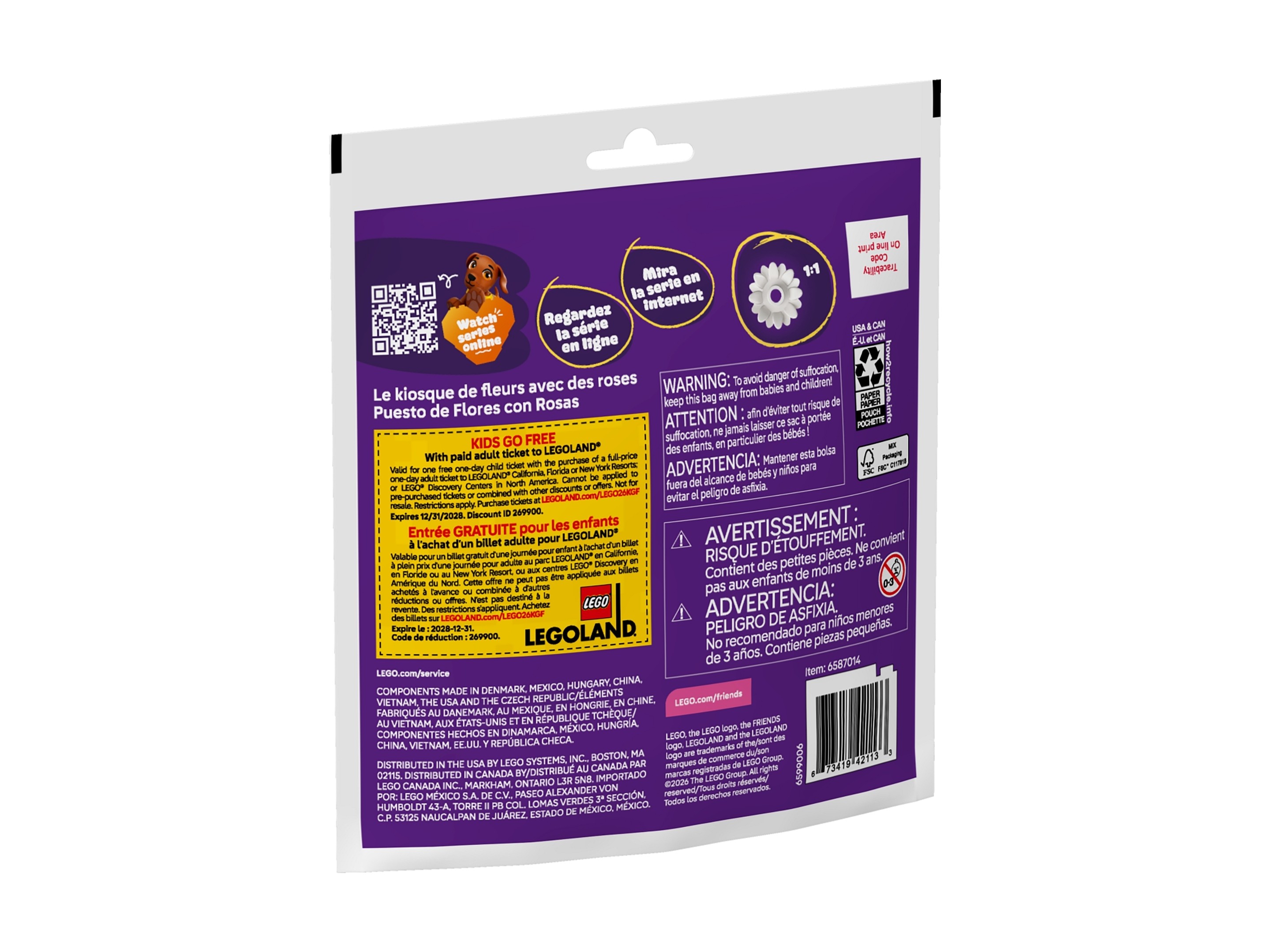 LEGO Friends - Kwiatowe stoisko z różami