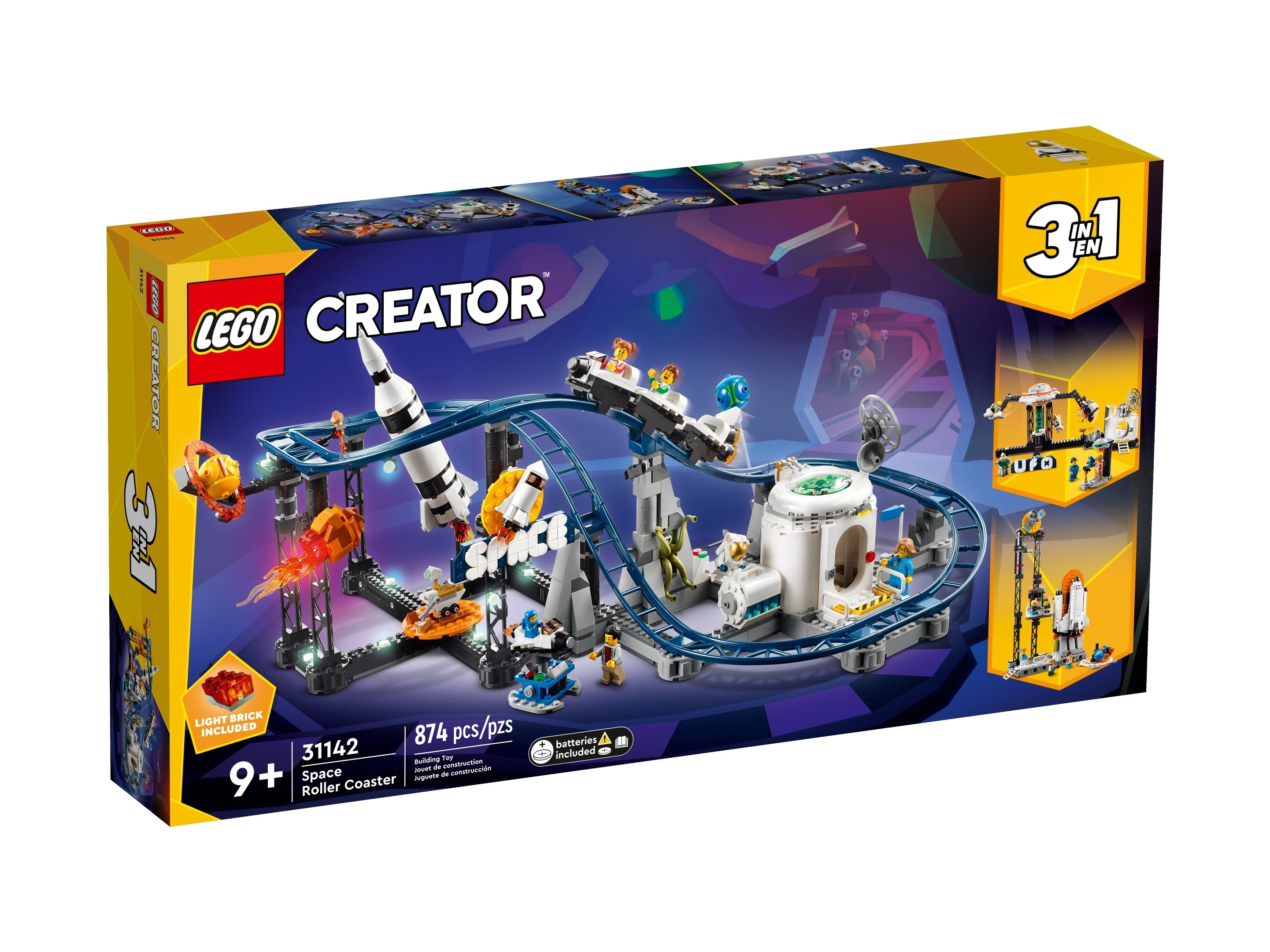 LEGO Creator 3 w 1 - Kosmiczna kolejka górska