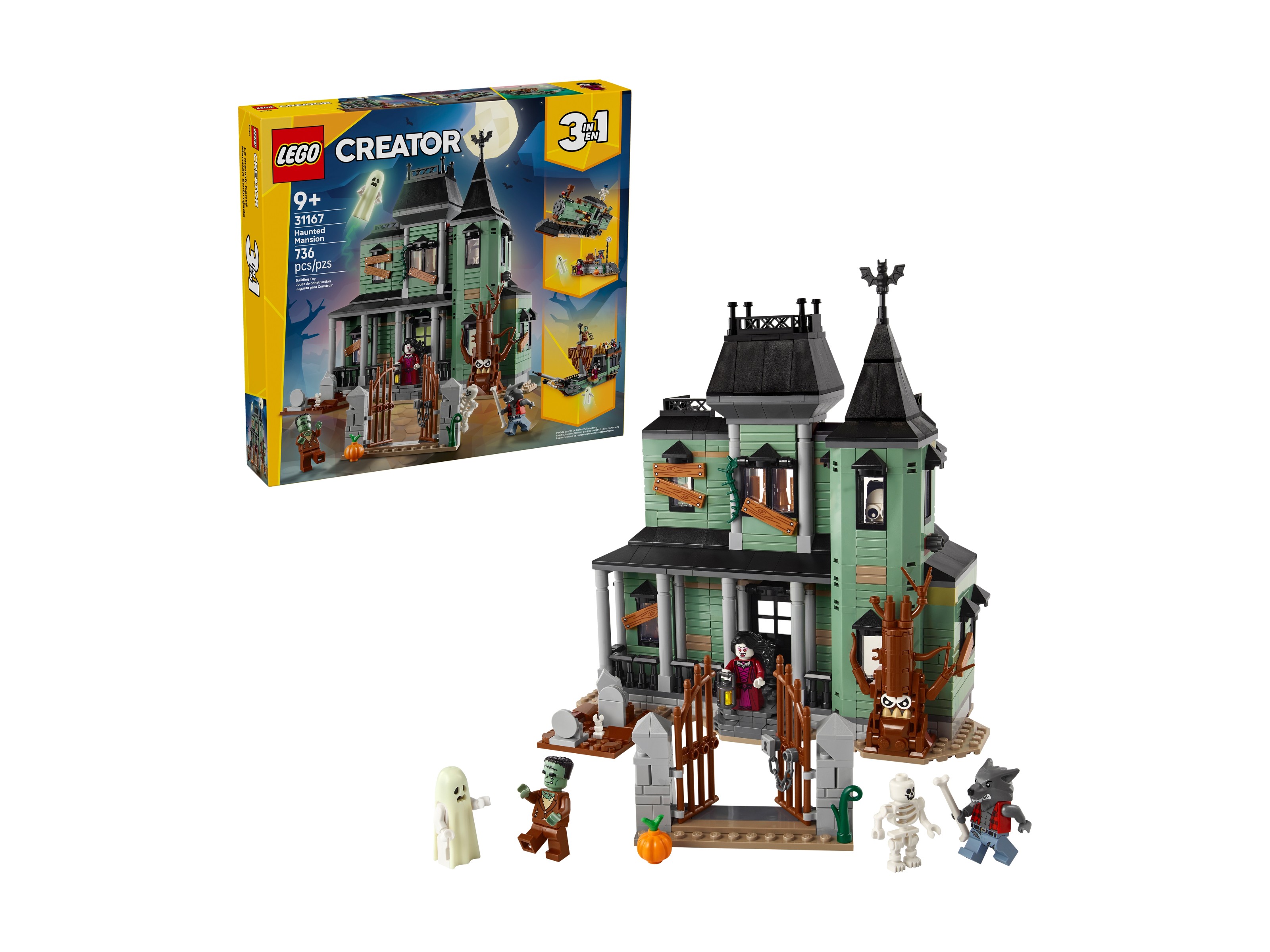 LEGO Creator 3 w 1 - Nawiedzona rezydencja