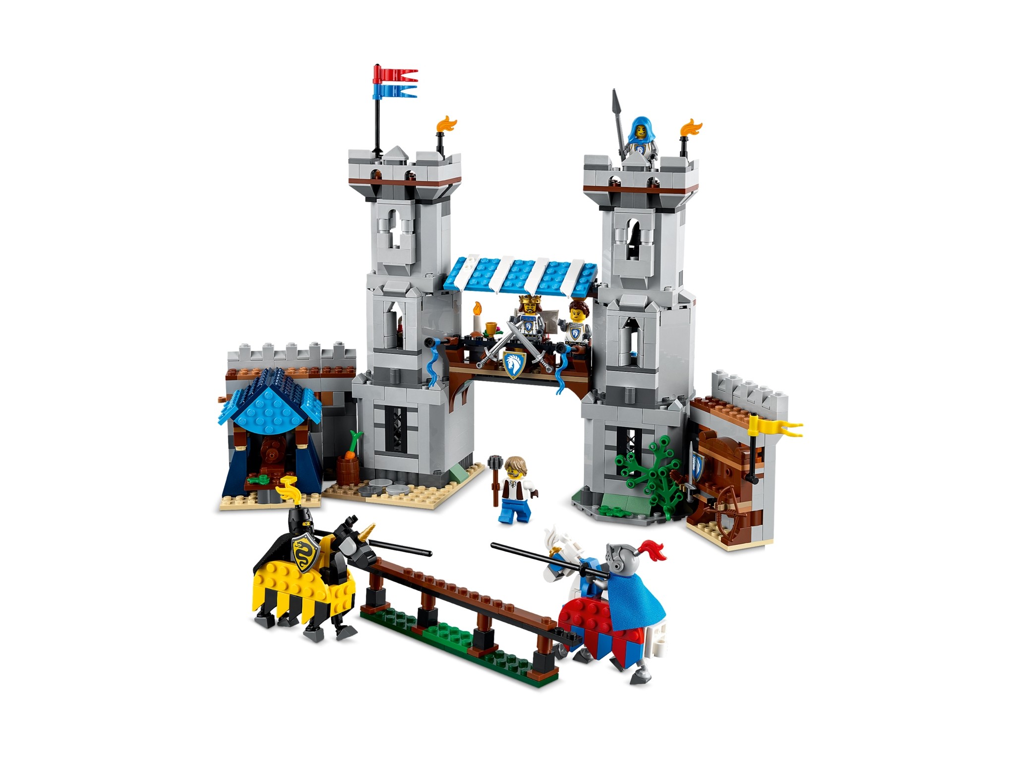 LEGO Creator 3 w 1 - Średniowieczny zamek rycerzy konnych