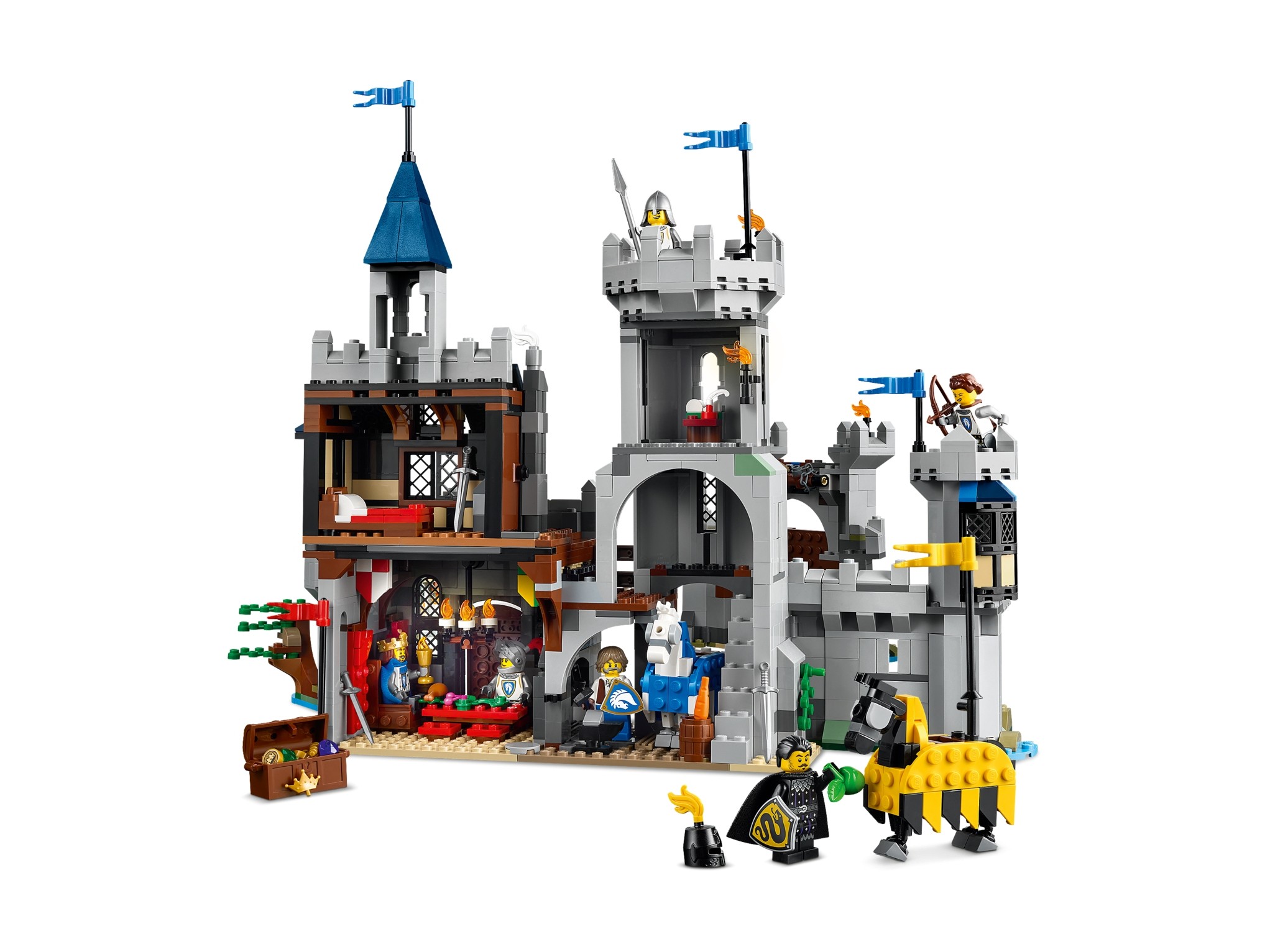 LEGO Creator 3 w 1 - Średniowieczny zamek rycerzy konnych