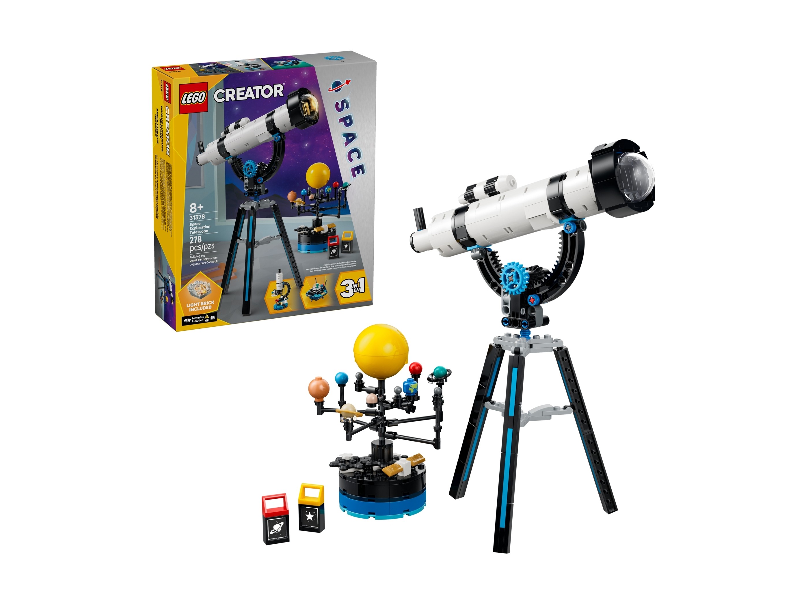 LEGO Creator 3 w 1 - Teleskop do odkrywania kosmosu