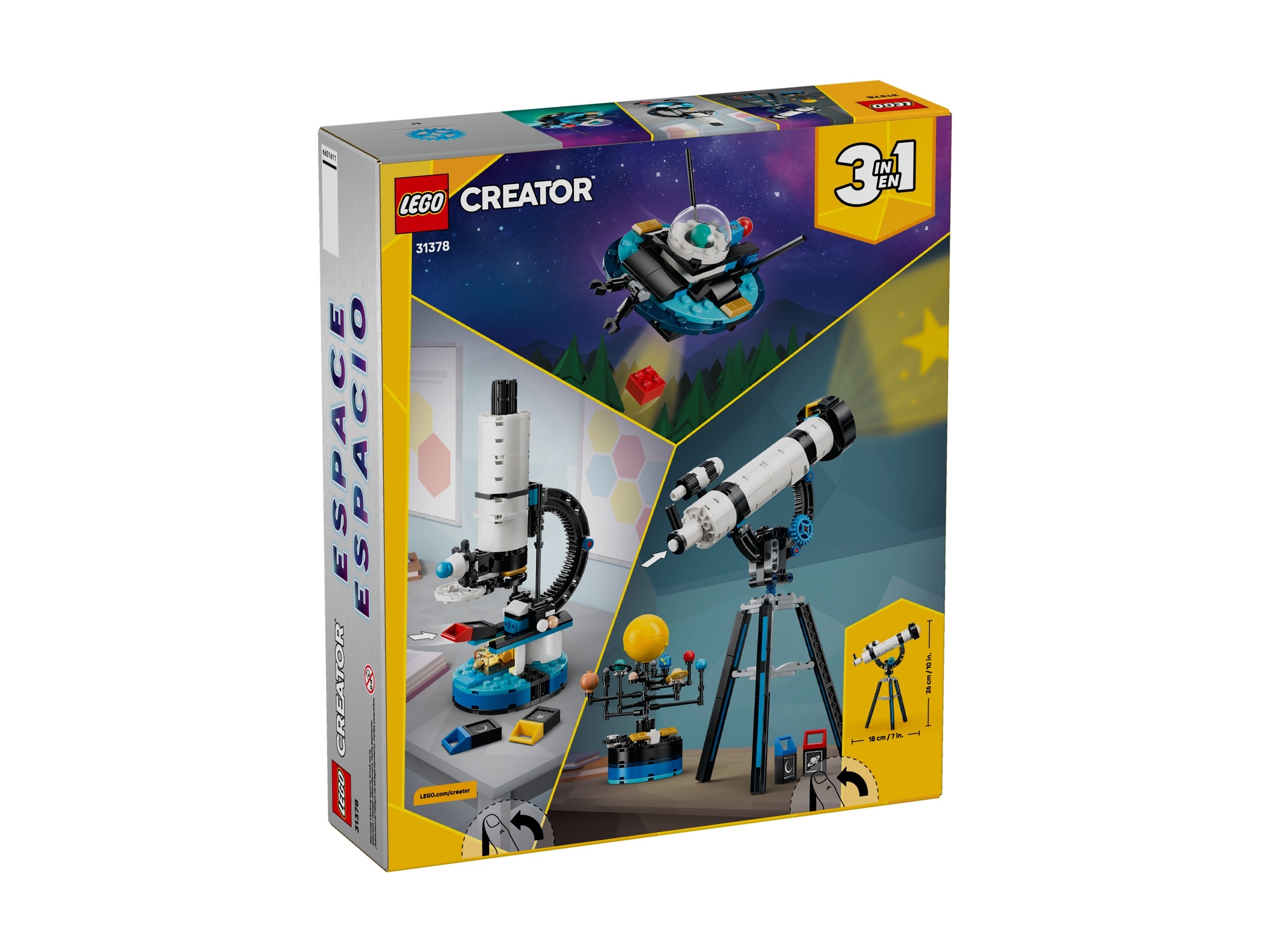LEGO Creator 3 w 1 - Teleskop do odkrywania kosmosu