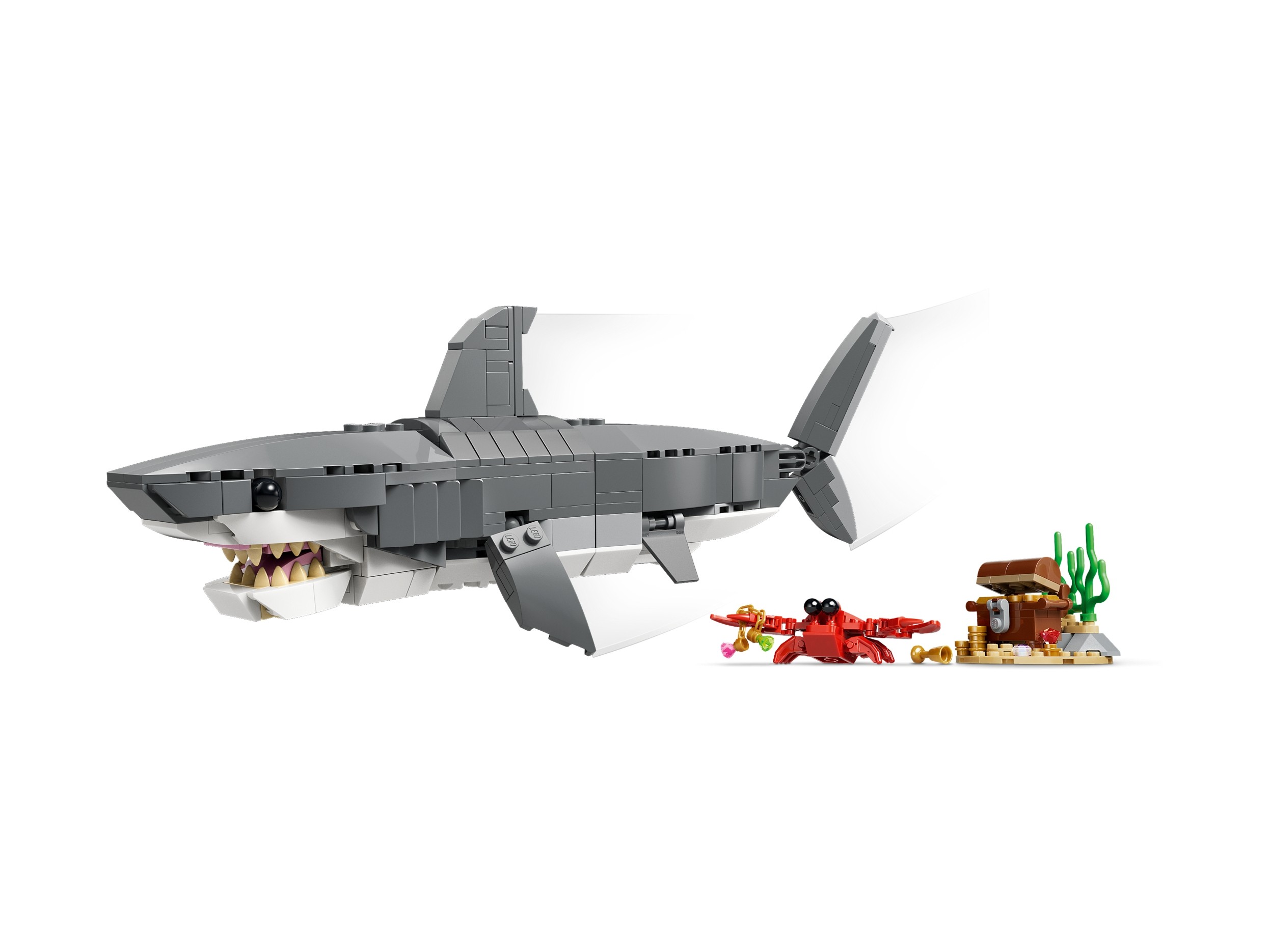 LEGO Creator 3 w 1 - Groźny rekin i skrzynia ze skarbem