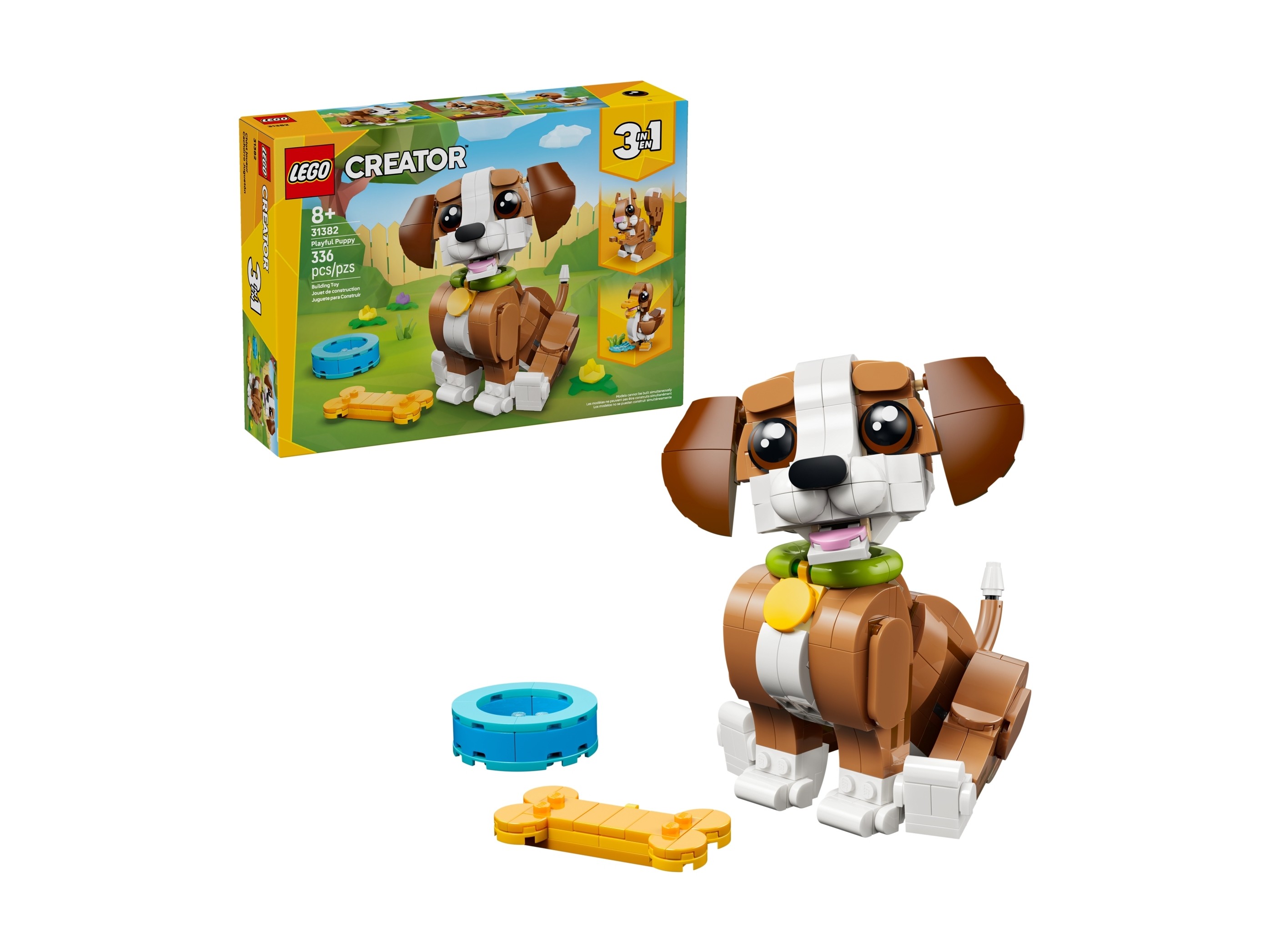 LEGO Creator 3 w 1 - Urocze zwierzątka: psotny szczeniaczek