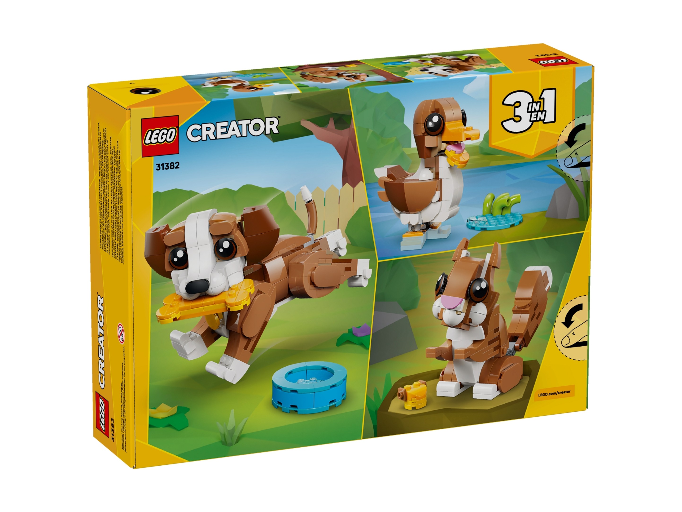 LEGO Creator 3 w 1 - Urocze zwierzątka: psotny szczeniaczek