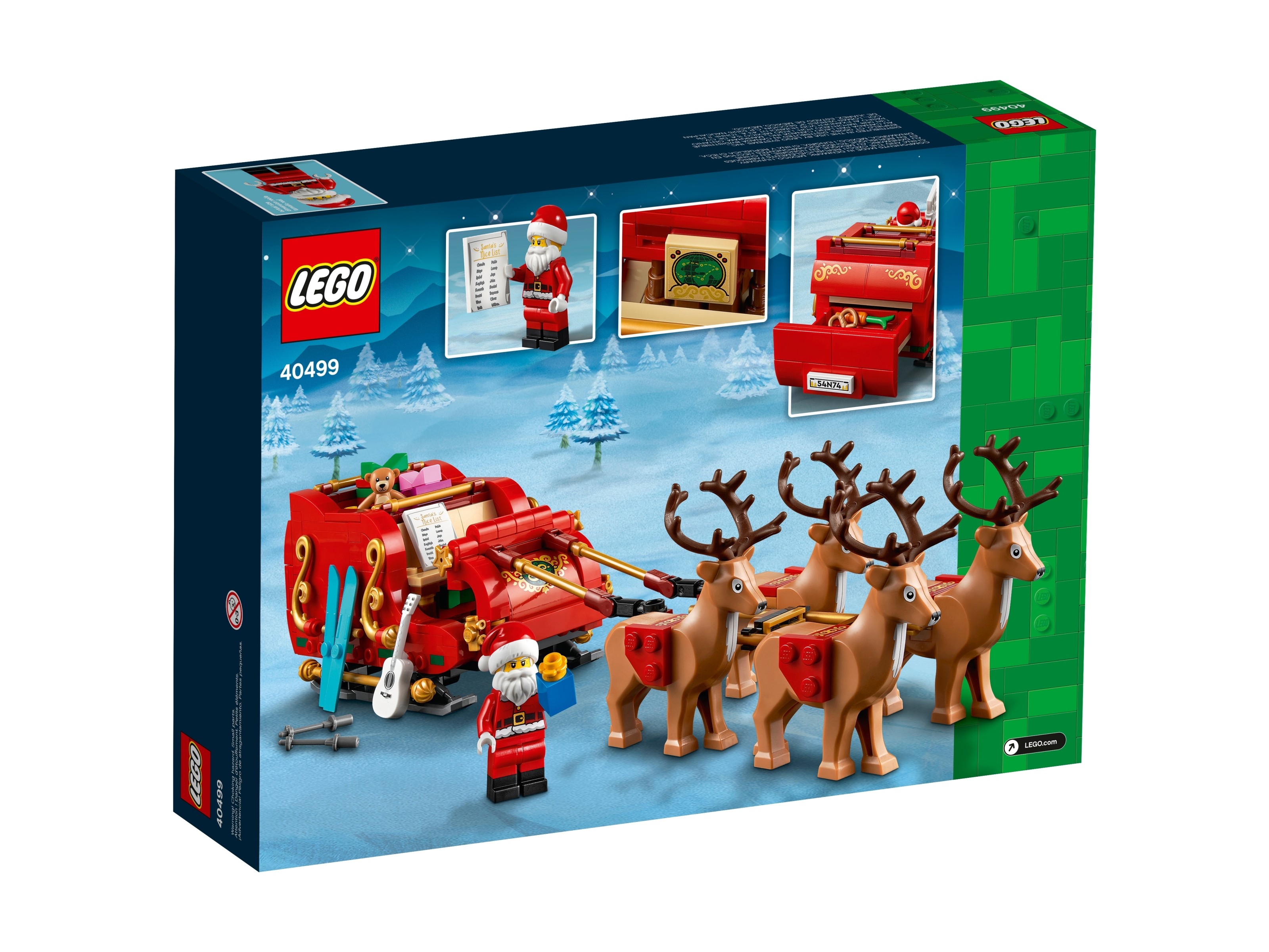 LEGO Okolicznościowe - Sanie Świętego Mikołaja