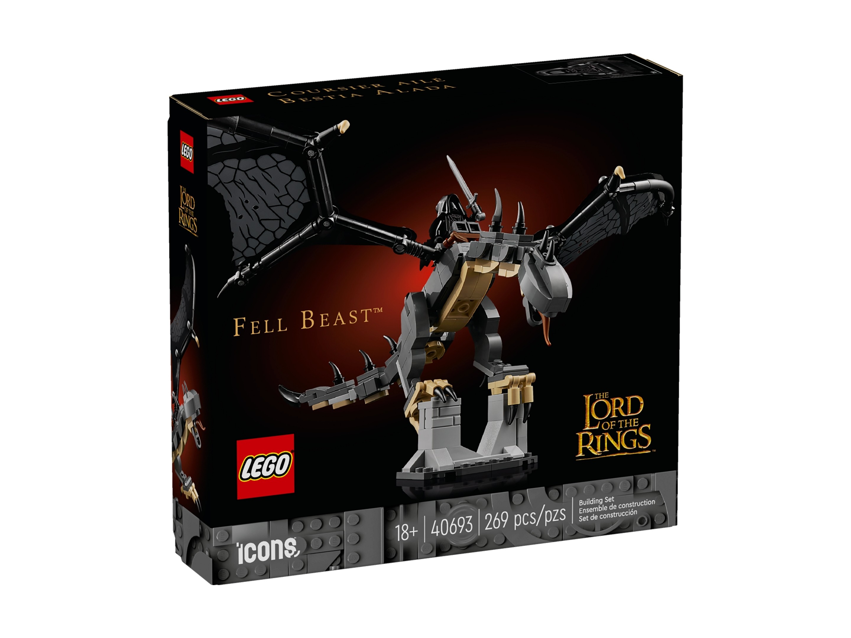 LEGO Icons - Władca pierścieni: Skrzydlata bestia