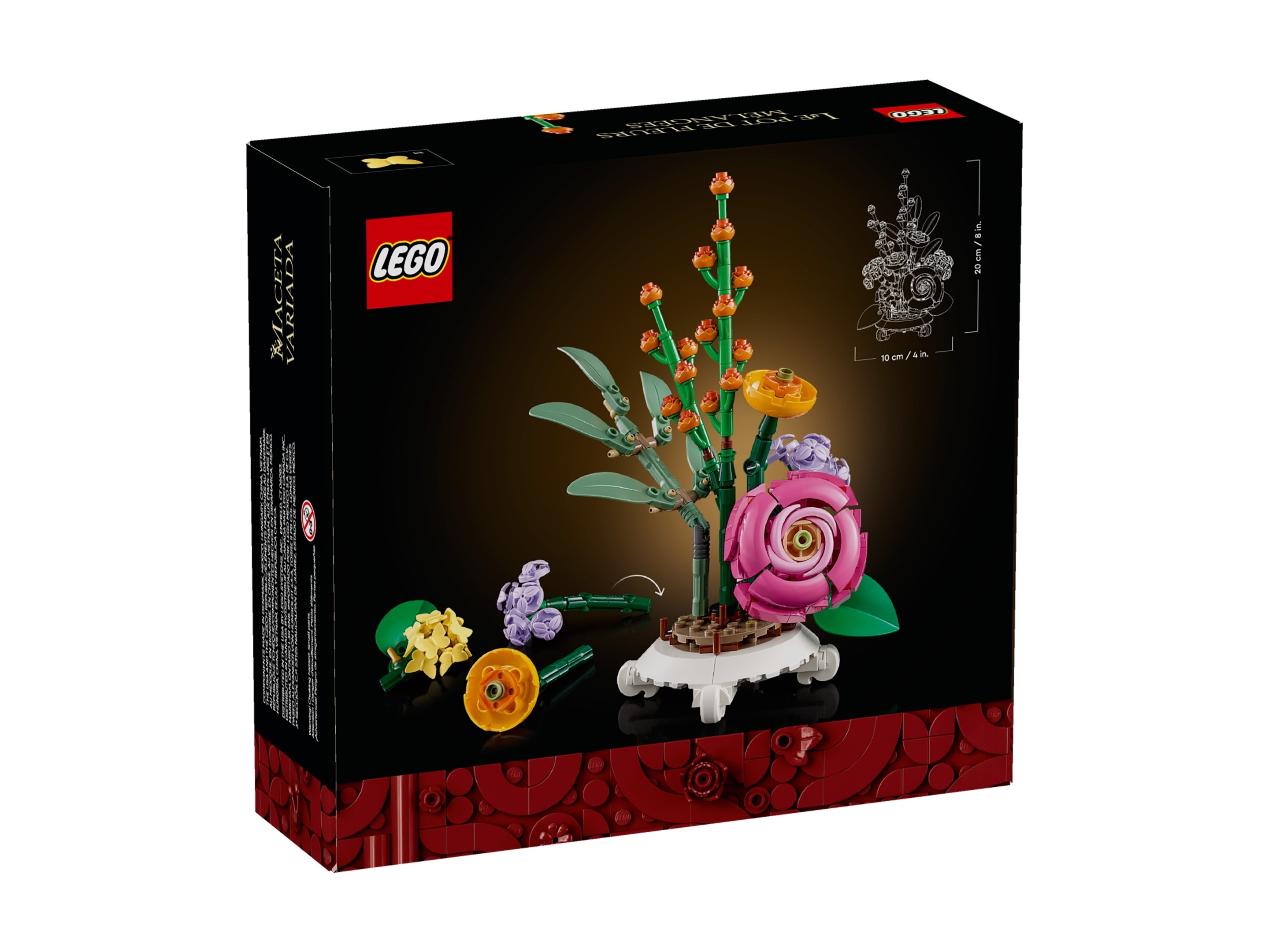 LEGO Botanicals - Doniczka z rozmaitymi kwiatami