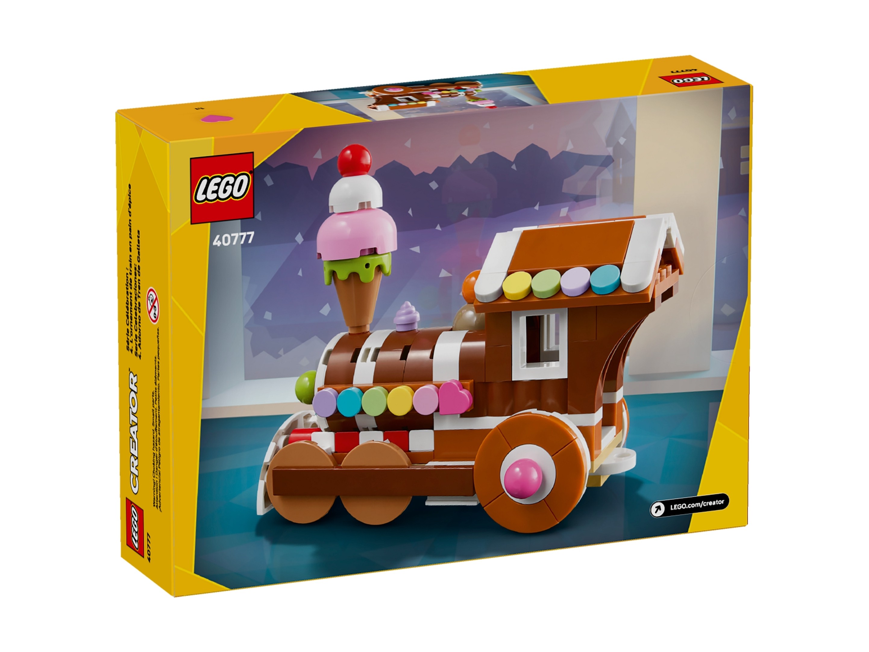 LEGO Okolicznościowe - LEGO Creator 40777 Ozdoba z piernikowym pociągiem