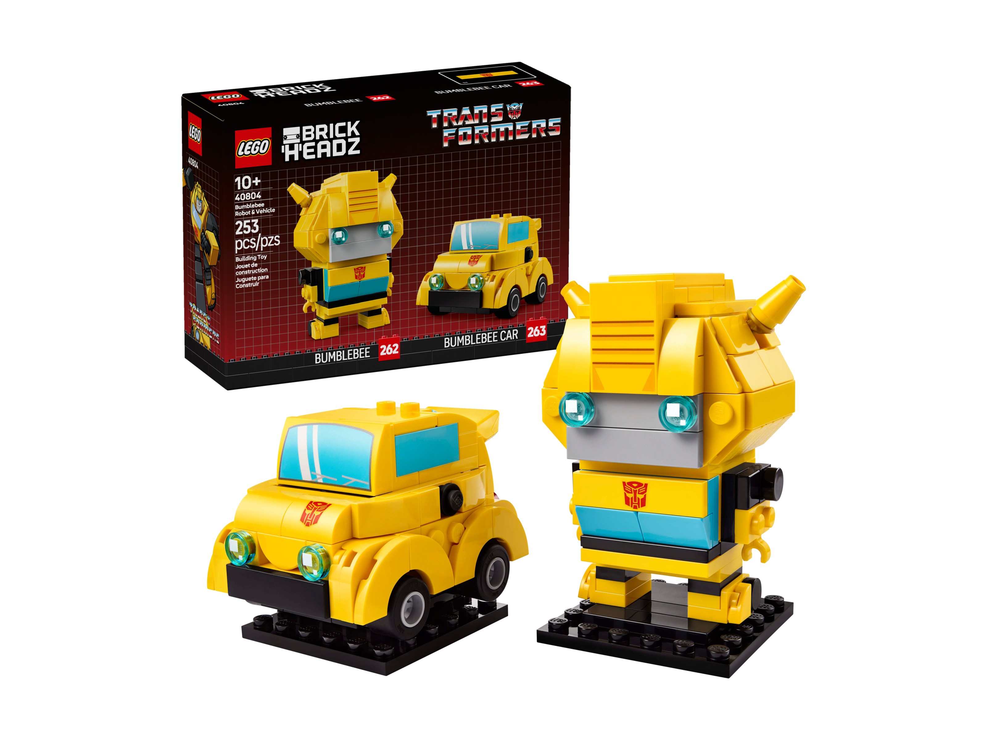 LEGO Brickheadz - Robot i pojazd Bumblebee