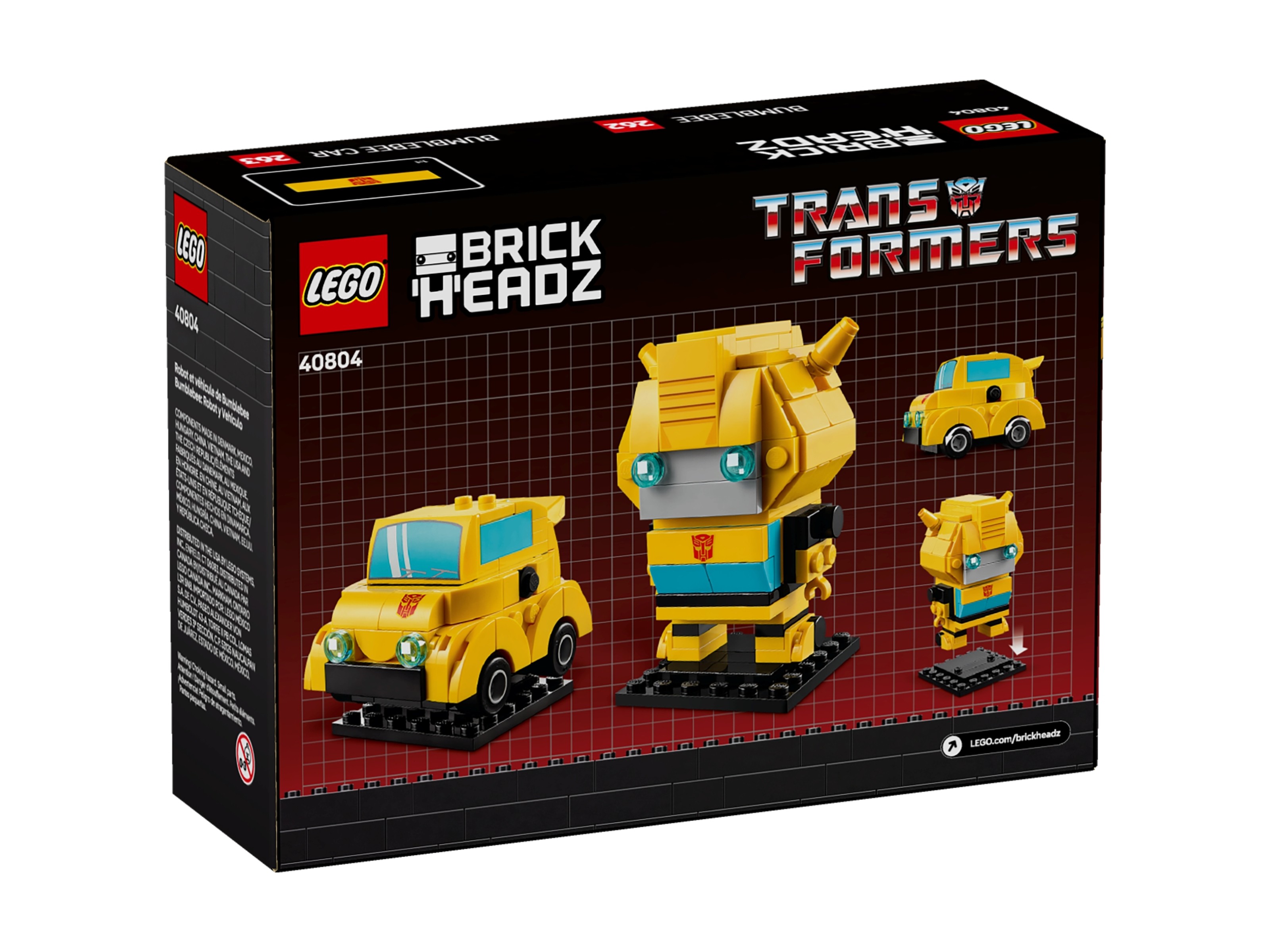 LEGO Brickheadz - Robot i pojazd Bumblebee