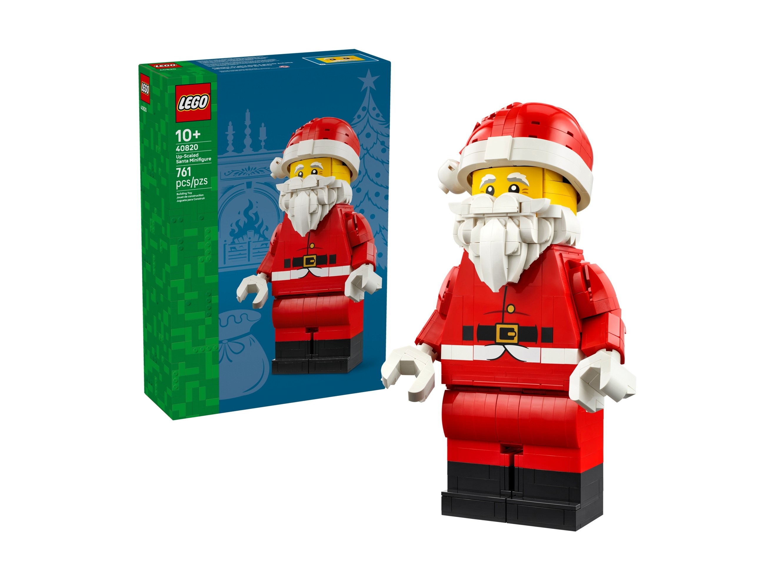 LEGO Inne - Powiększona minifigurka Świętego Mikołaja