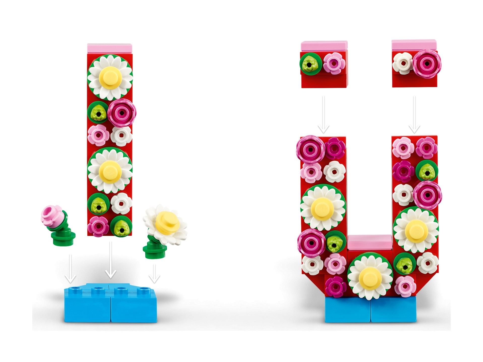 LEGO Inne - Litery pełne miłości