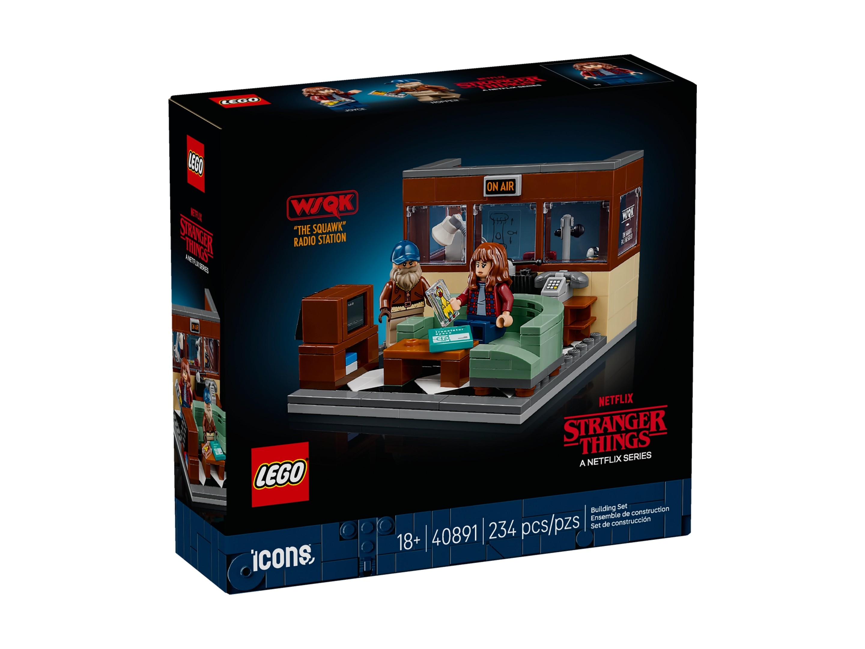LEGO Stranger Things - Stacja radiowa WSQK