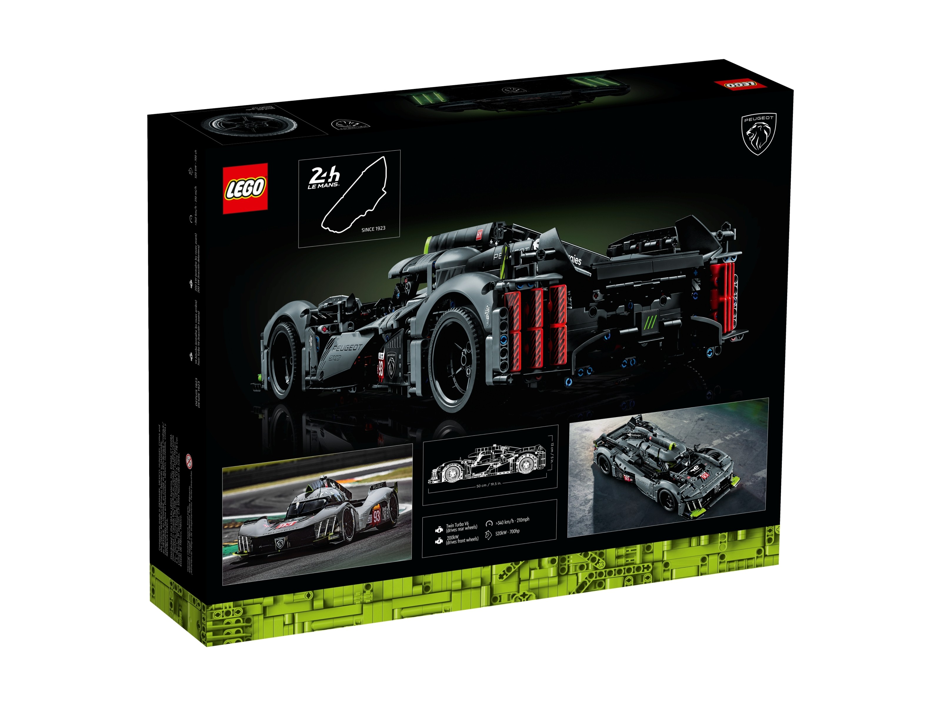 LEGO Technic - PEUGEOT 9X8 24H Le Mans Hybrid Hypercar