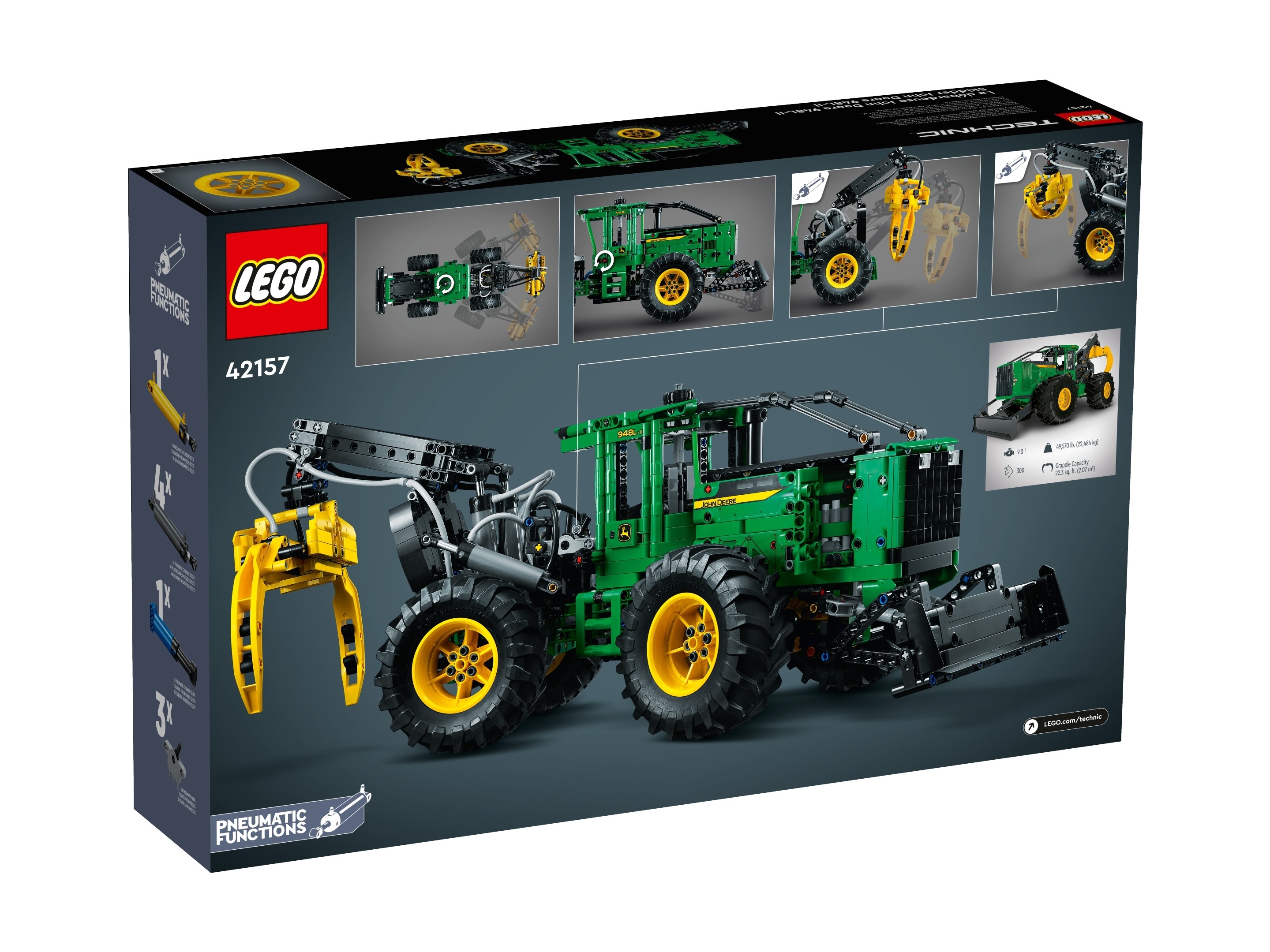LEGO Technic - Ciągnik zrywkowy John Deere 948L-II