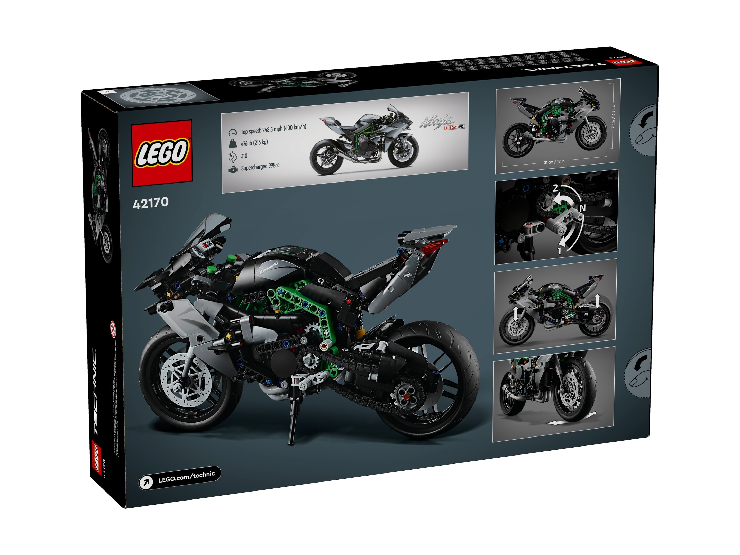 LEGO Technic - Motocykl Kawasaki Ninja H2R
