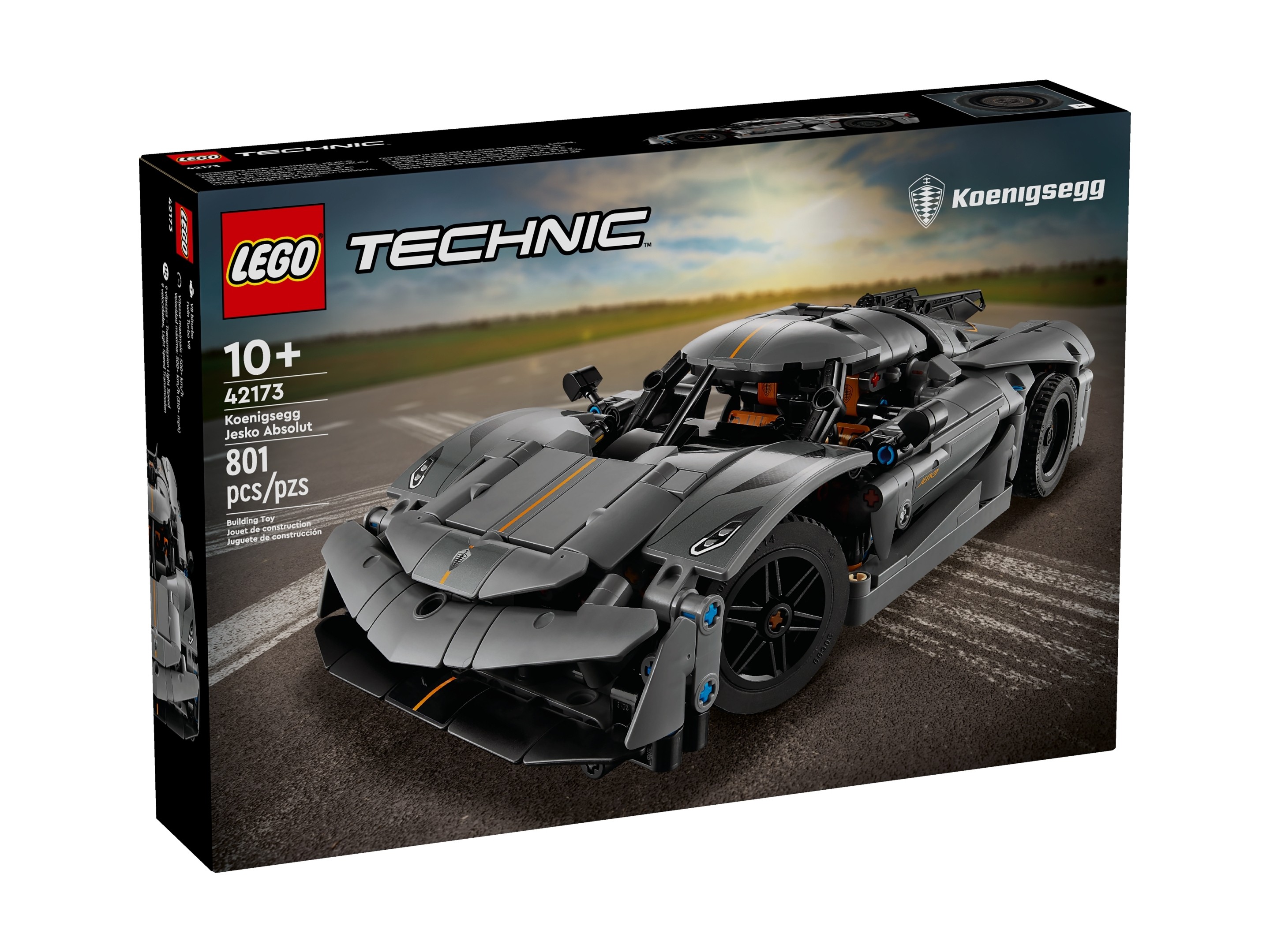 LEGO Technic - Szary hipersamochód Koenigsegg Jesko Absolut