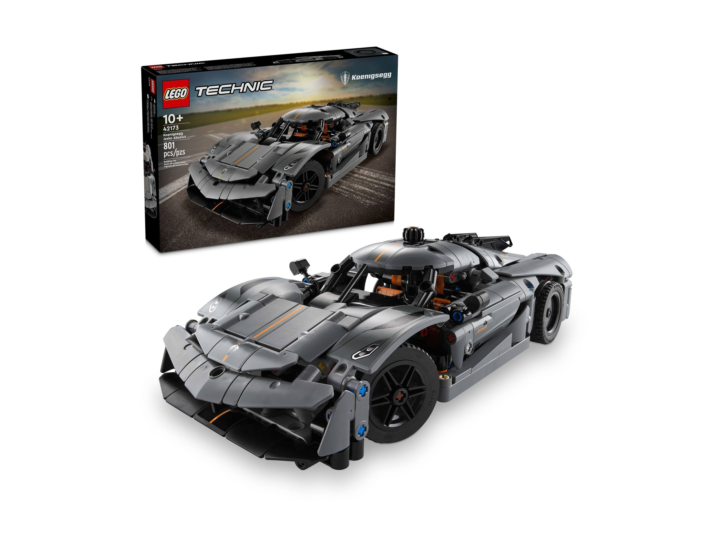LEGO Technic - Szary hipersamochód Koenigsegg Jesko Absolut