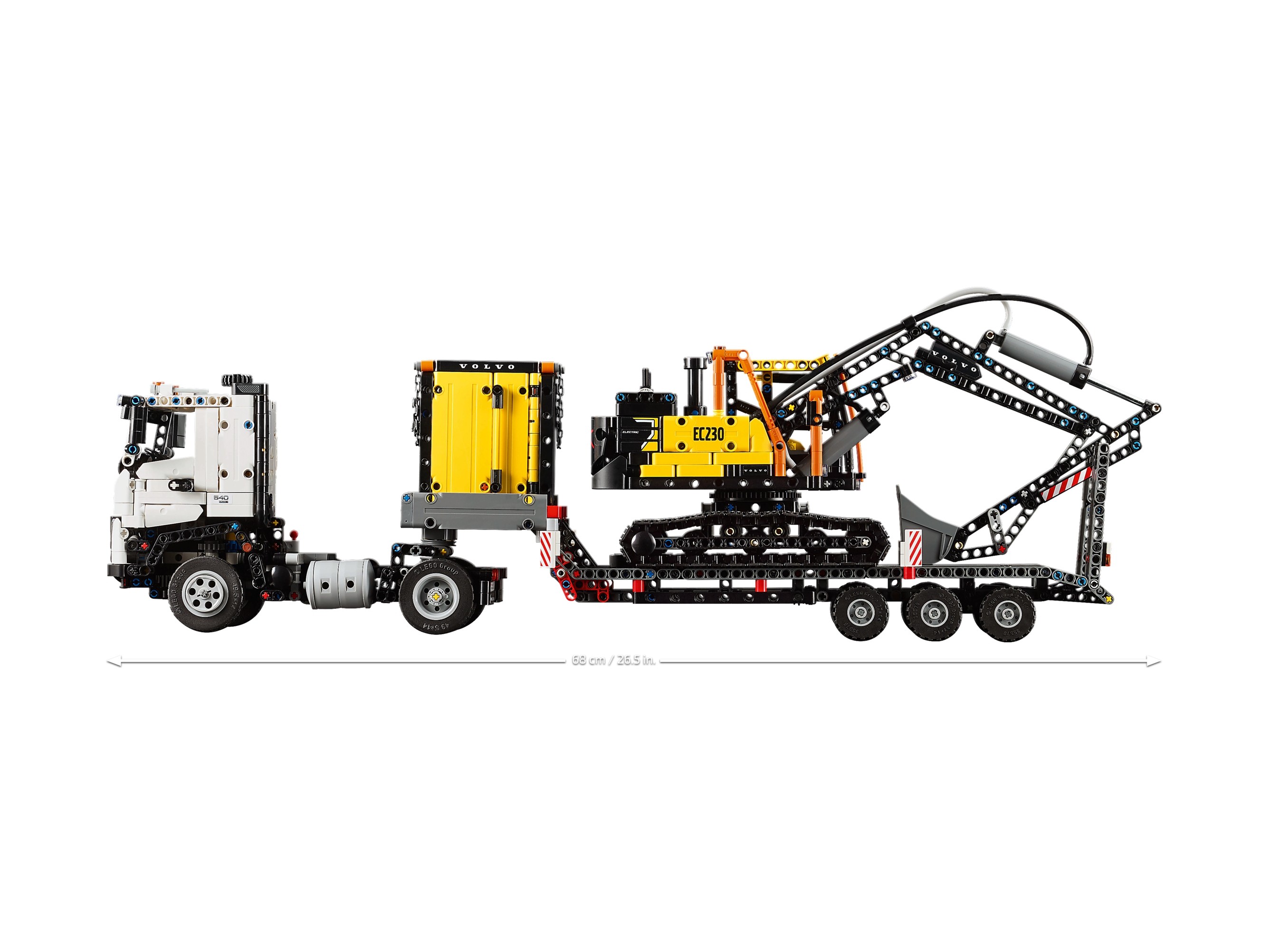 LEGO Technic - Ciężarówka Volvo FMX i koparka EC230 Electric