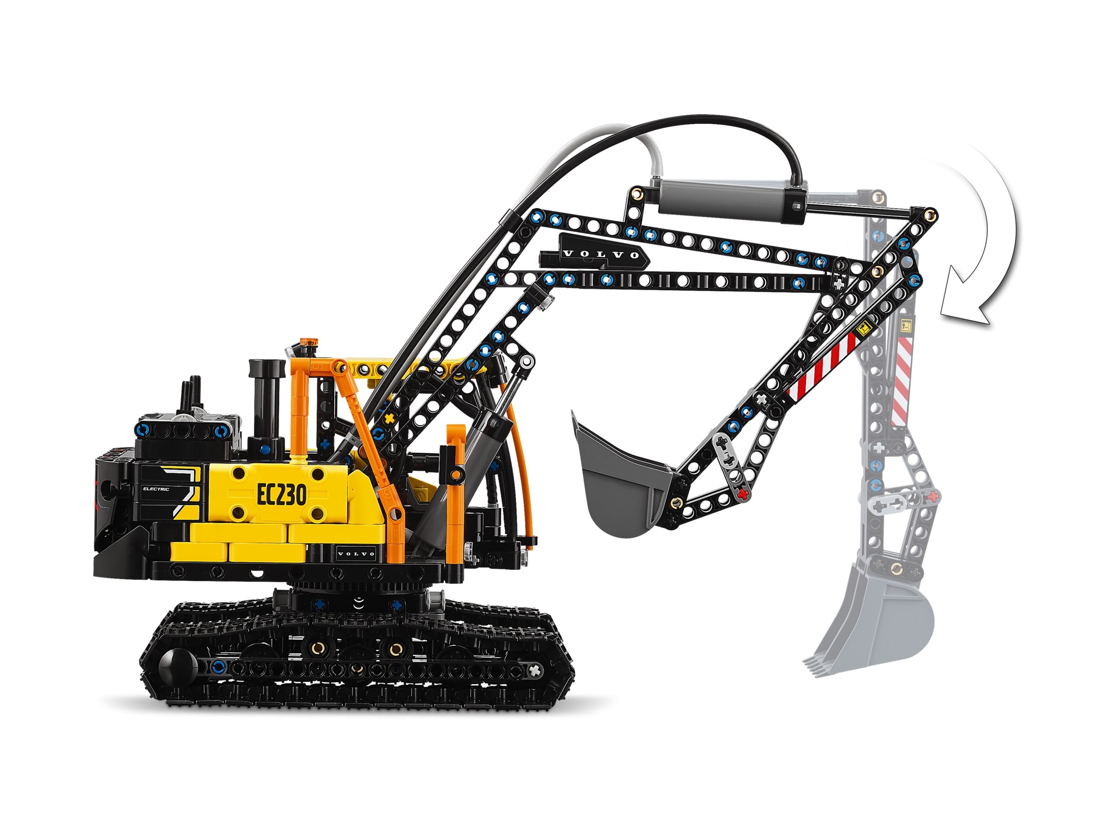 LEGO Technic - Ciężarówka Volvo FMX i koparka EC230 Electric