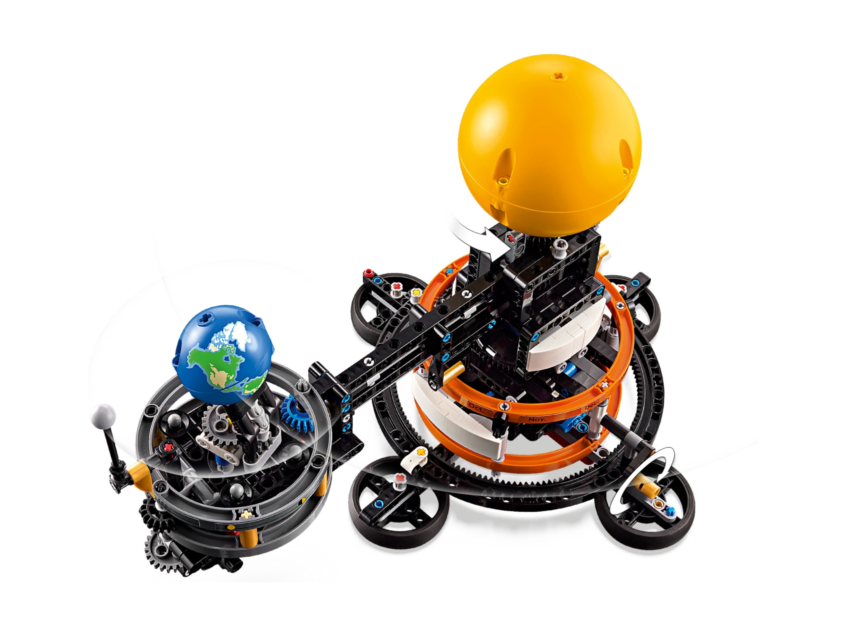 LEGO Technic - Planeta Ziemia i Księżyc na orbicie