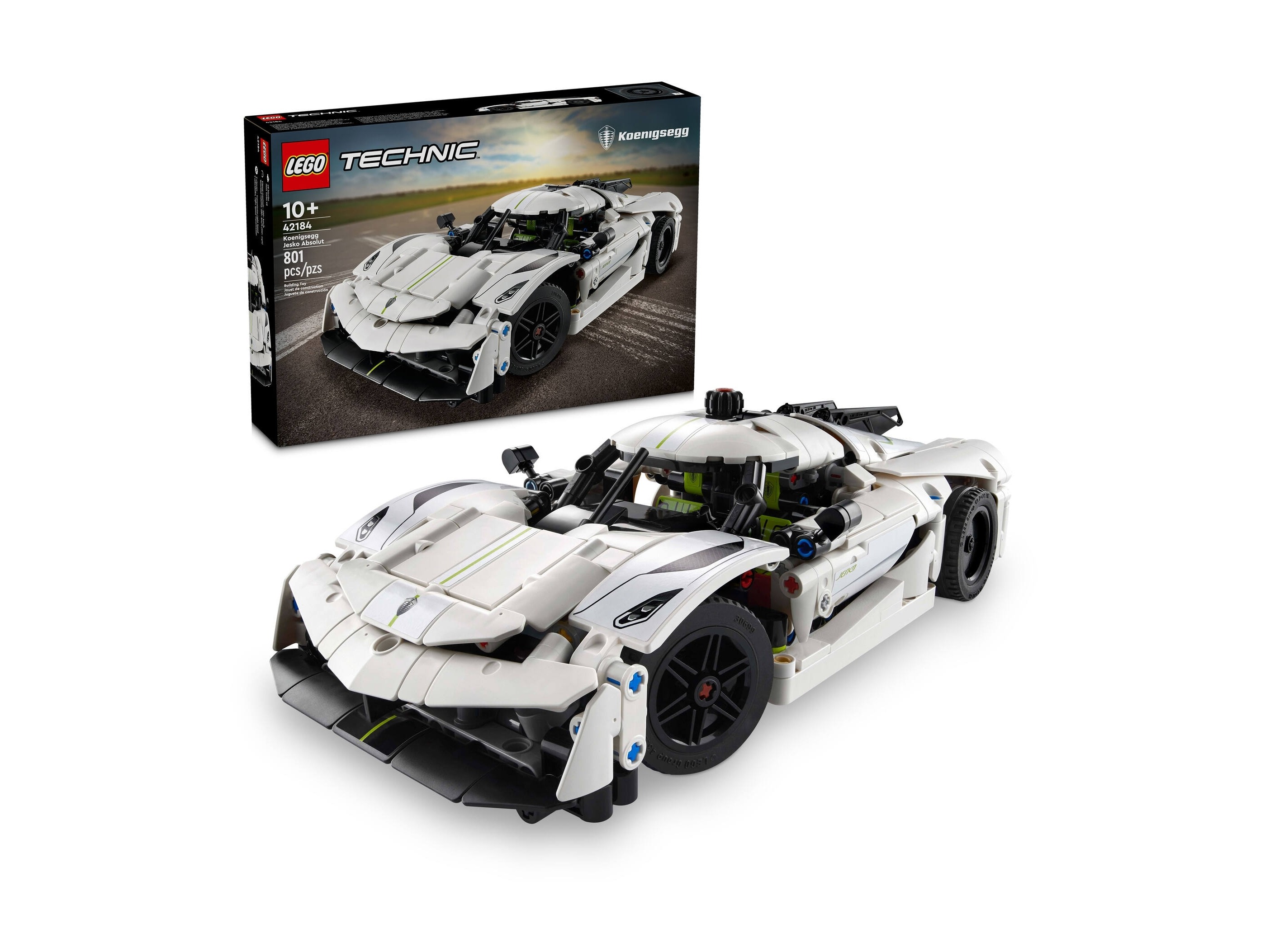 LEGO Technic - Biały hipersamochód Koenigsegg Jesko Absolut