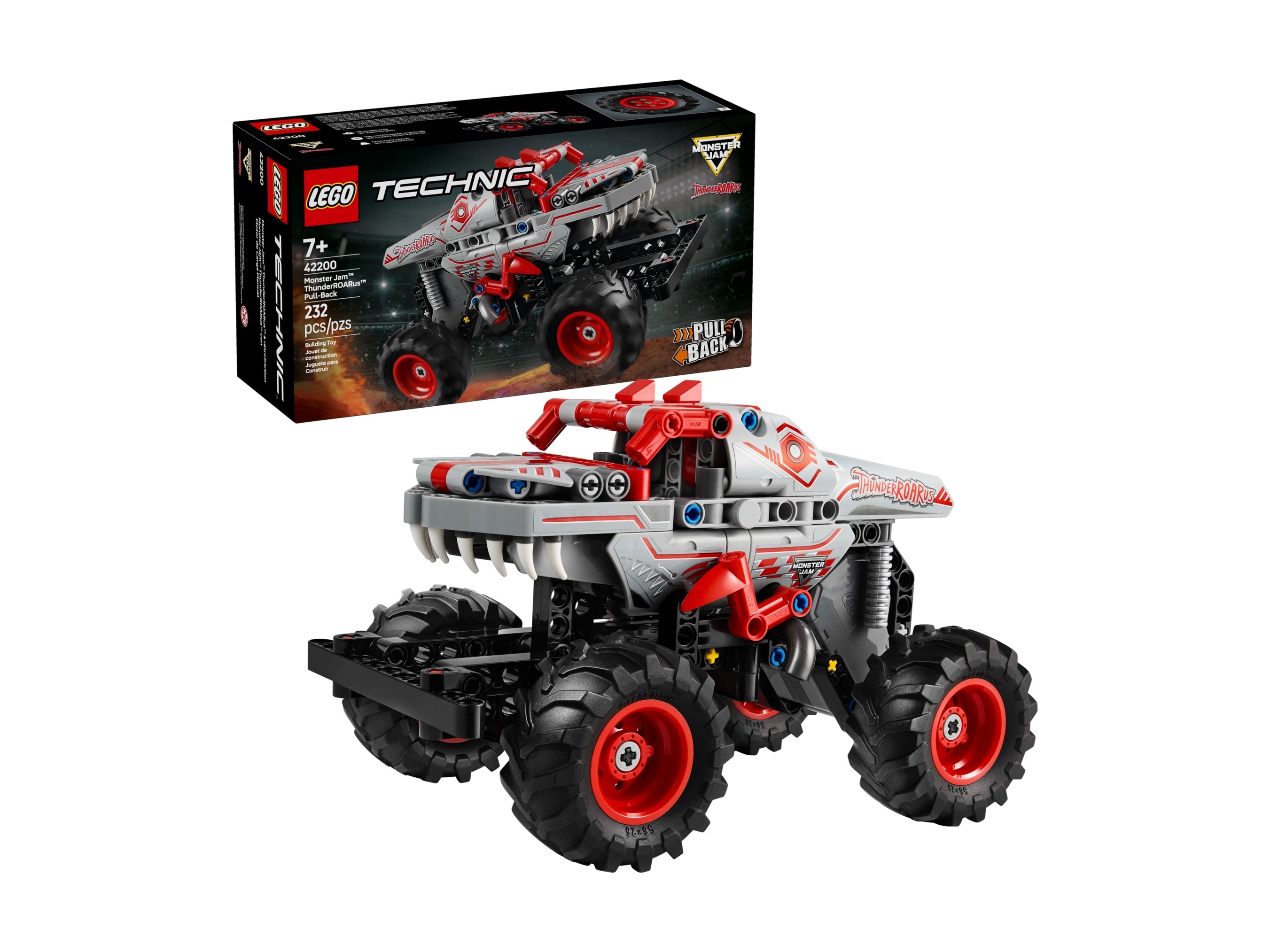 LEGO Technic - Monster Jam™ ThunderROARus™ z napędem typu pull-back