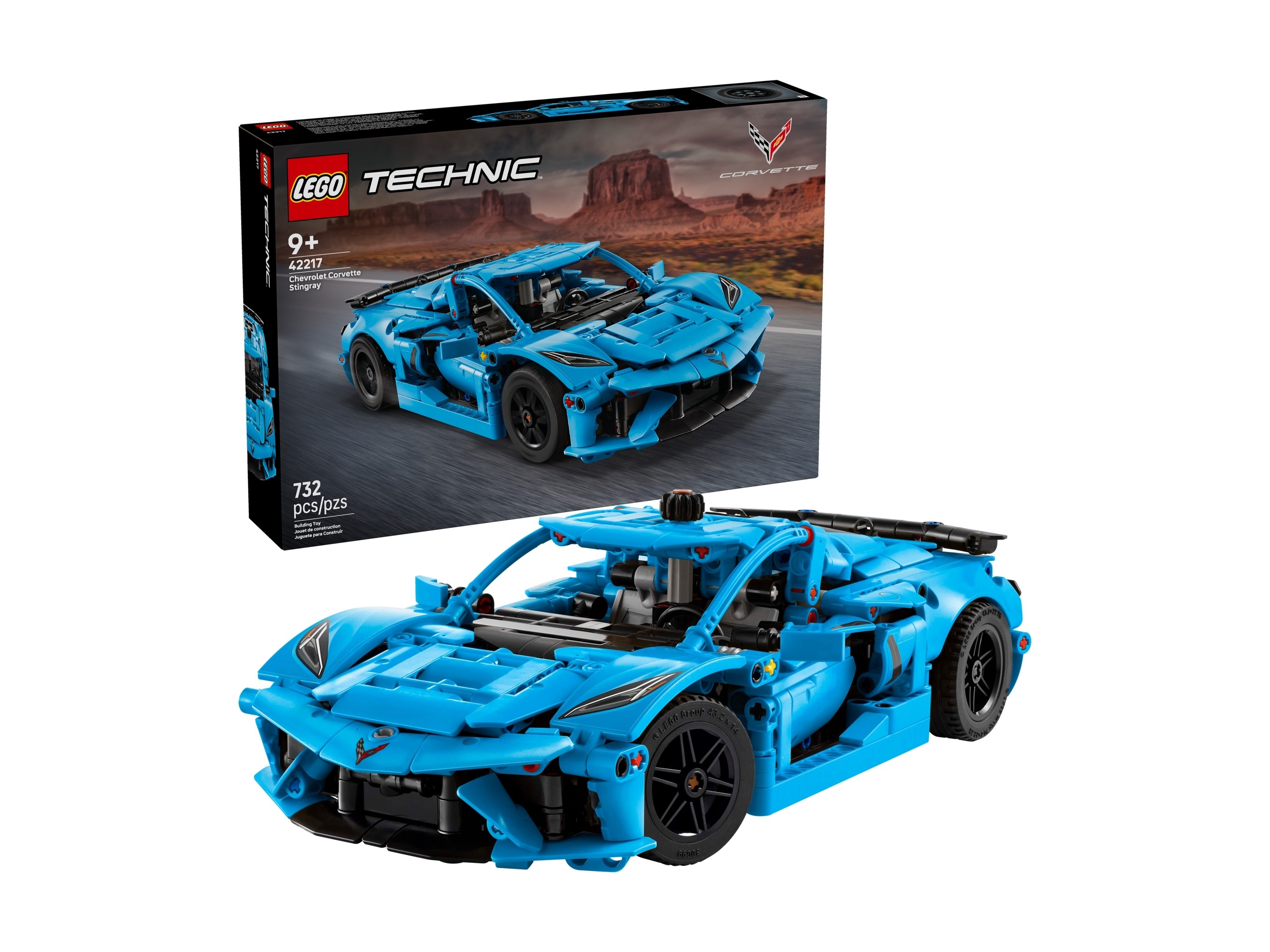 LEGO Technic - Niebieski Chevrolet Corvette Stingray