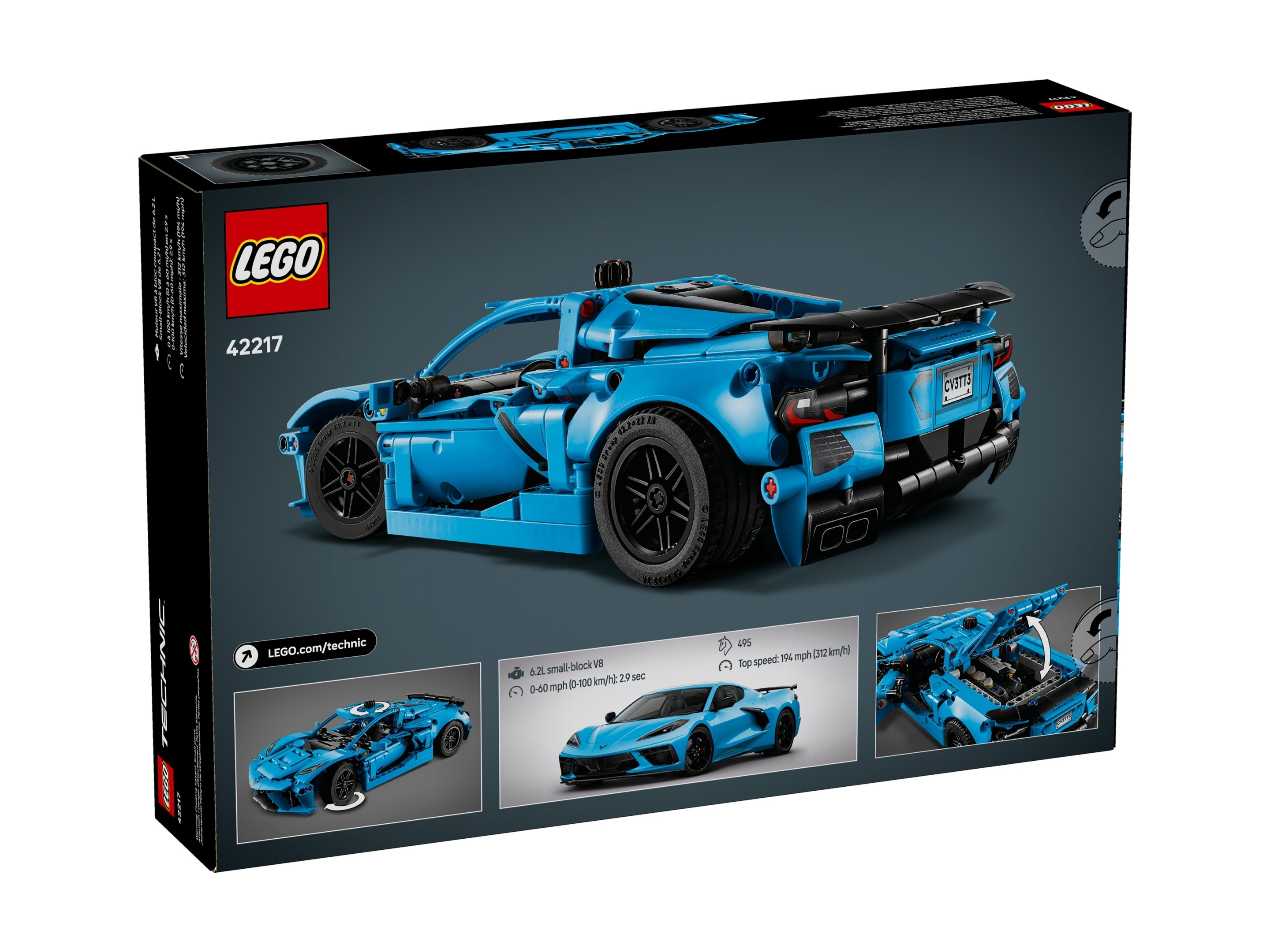 LEGO Technic - Niebieski Chevrolet Corvette Stingray