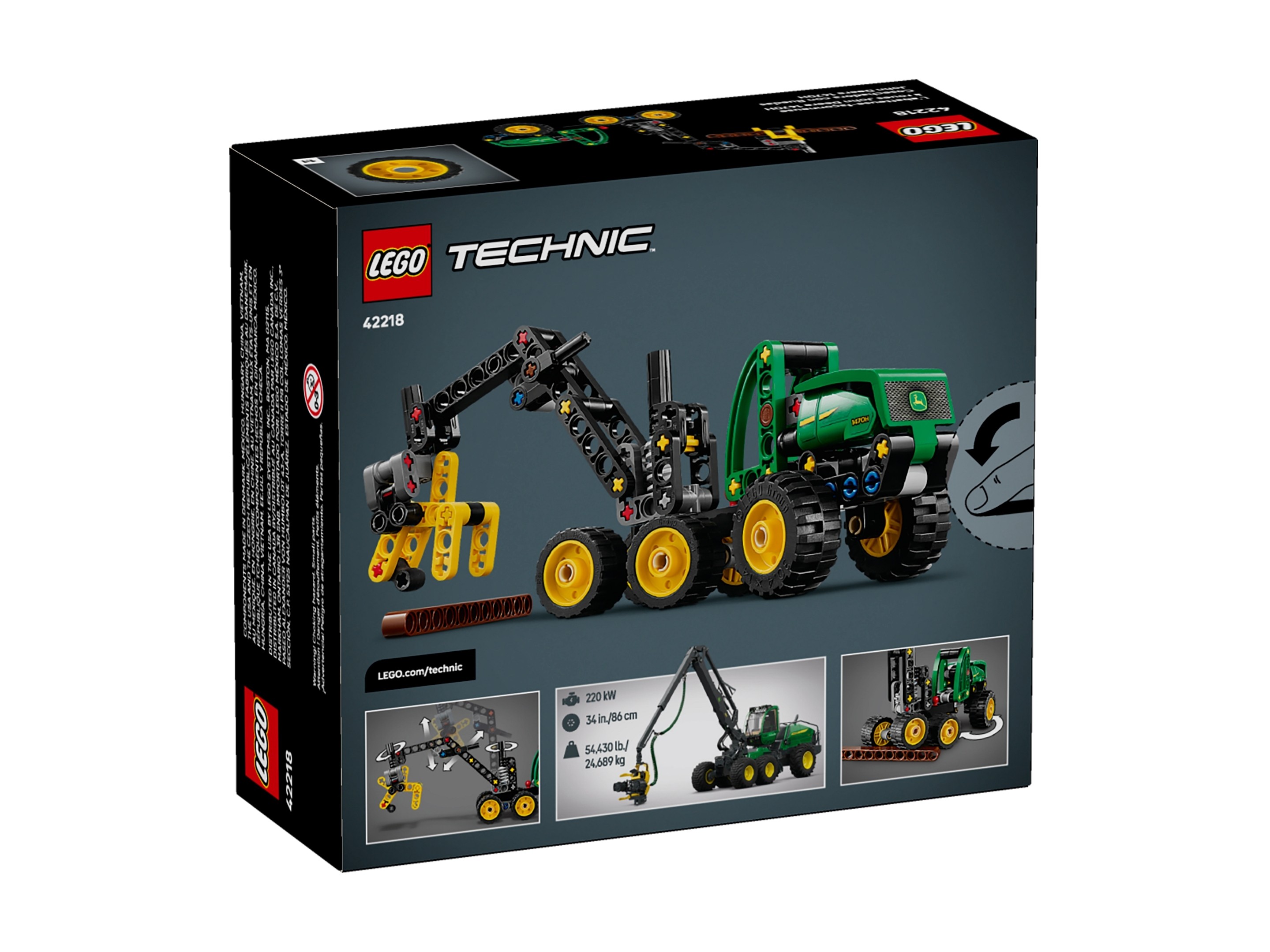 LEGO Technic - Harwester kołowy John Deere 1470H