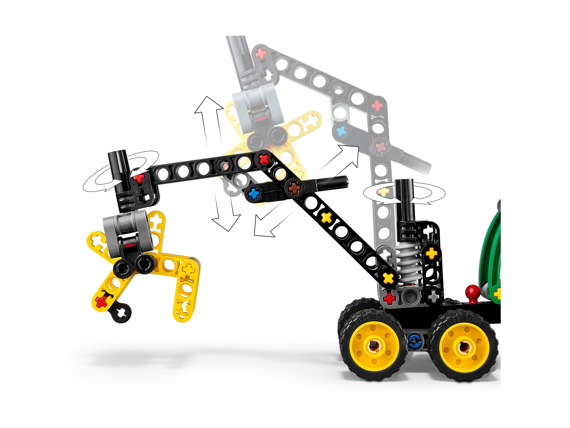 LEGO Technic - Harwester kołowy John Deere 1470H