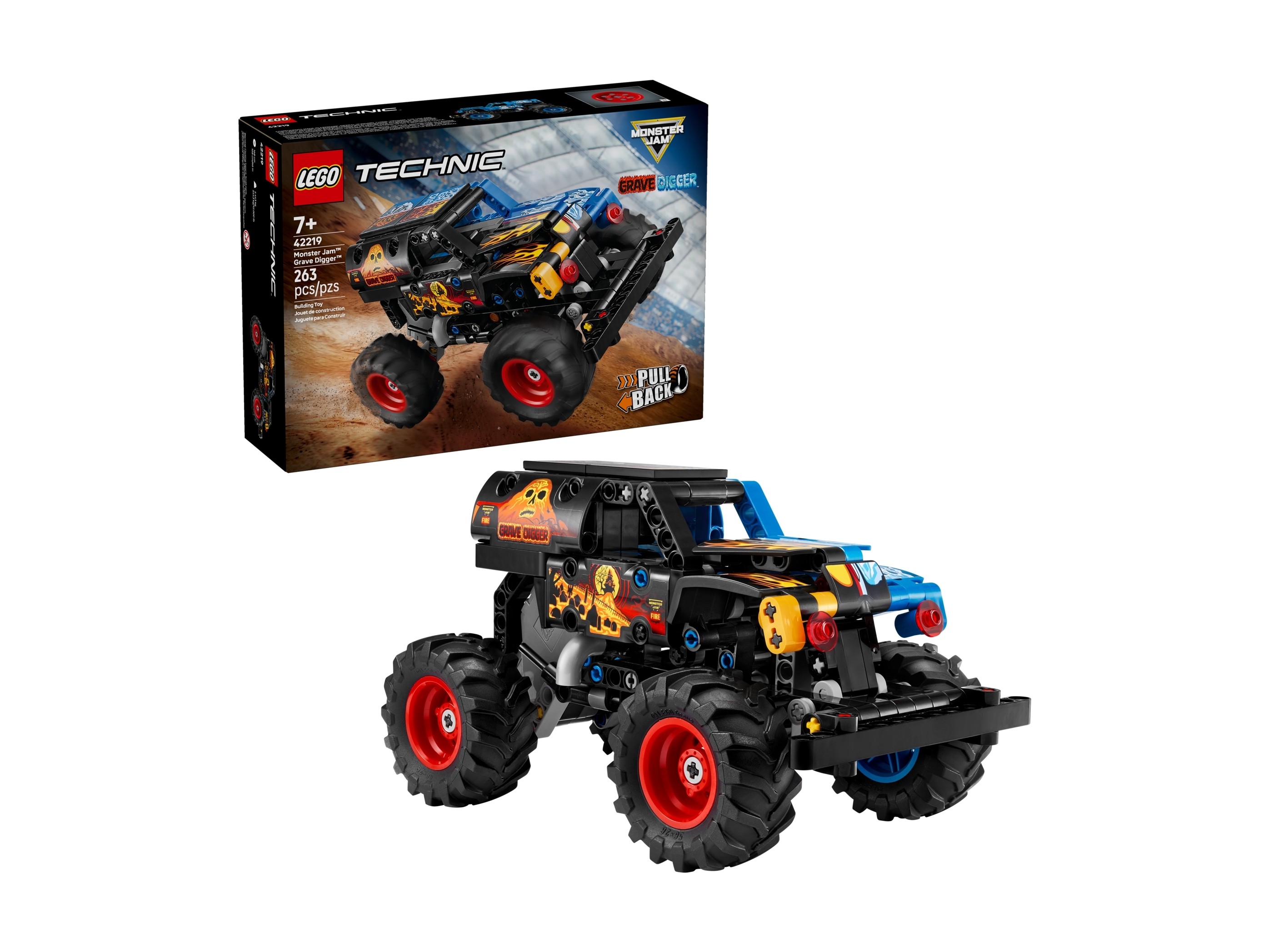 LEGO Technic - Monster Jam™ Grave Digger™ Ogień i lód