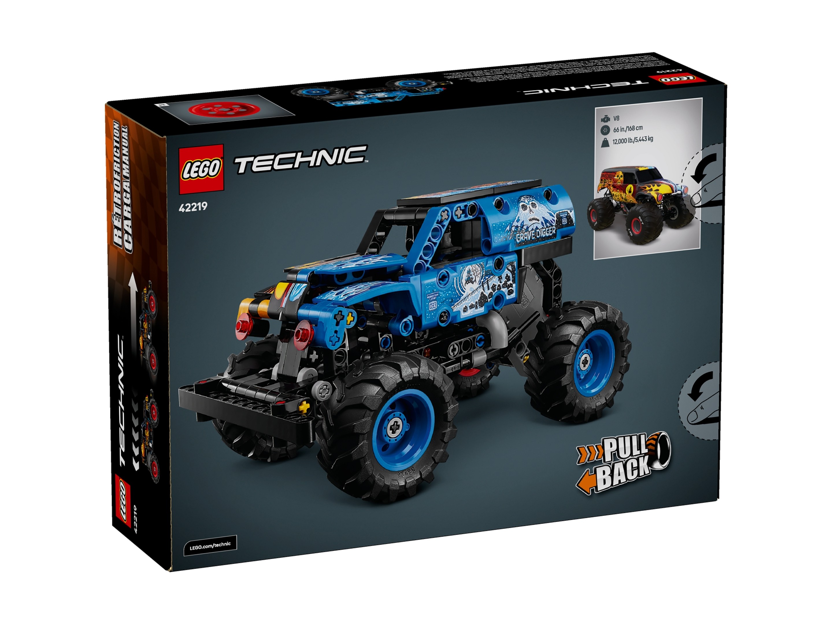 LEGO Technic - Monster Jam™ Grave Digger™ Ogień i lód