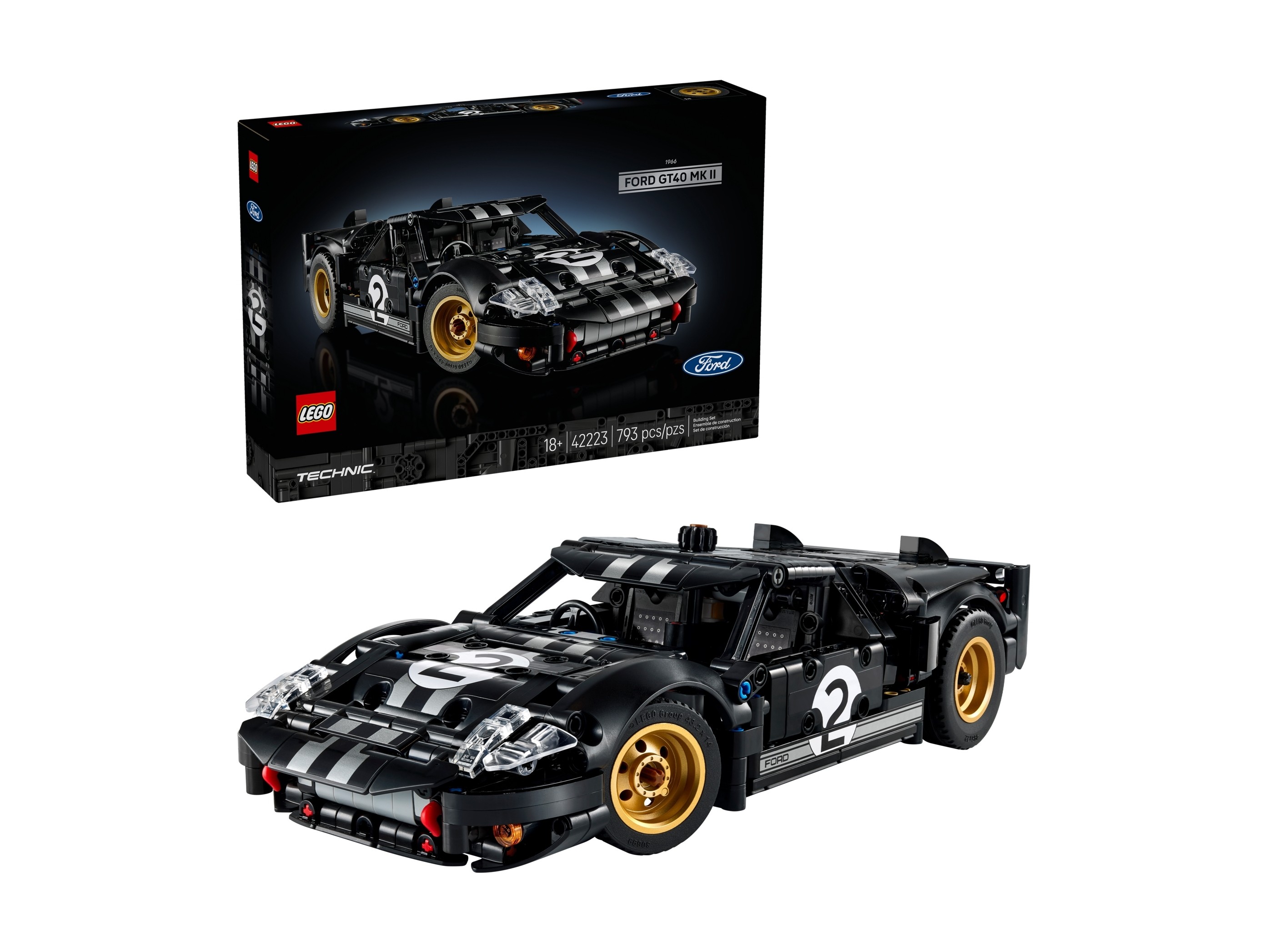 LEGO Technic - Samochód wyścigowy 1966 Ford GT40 MKI