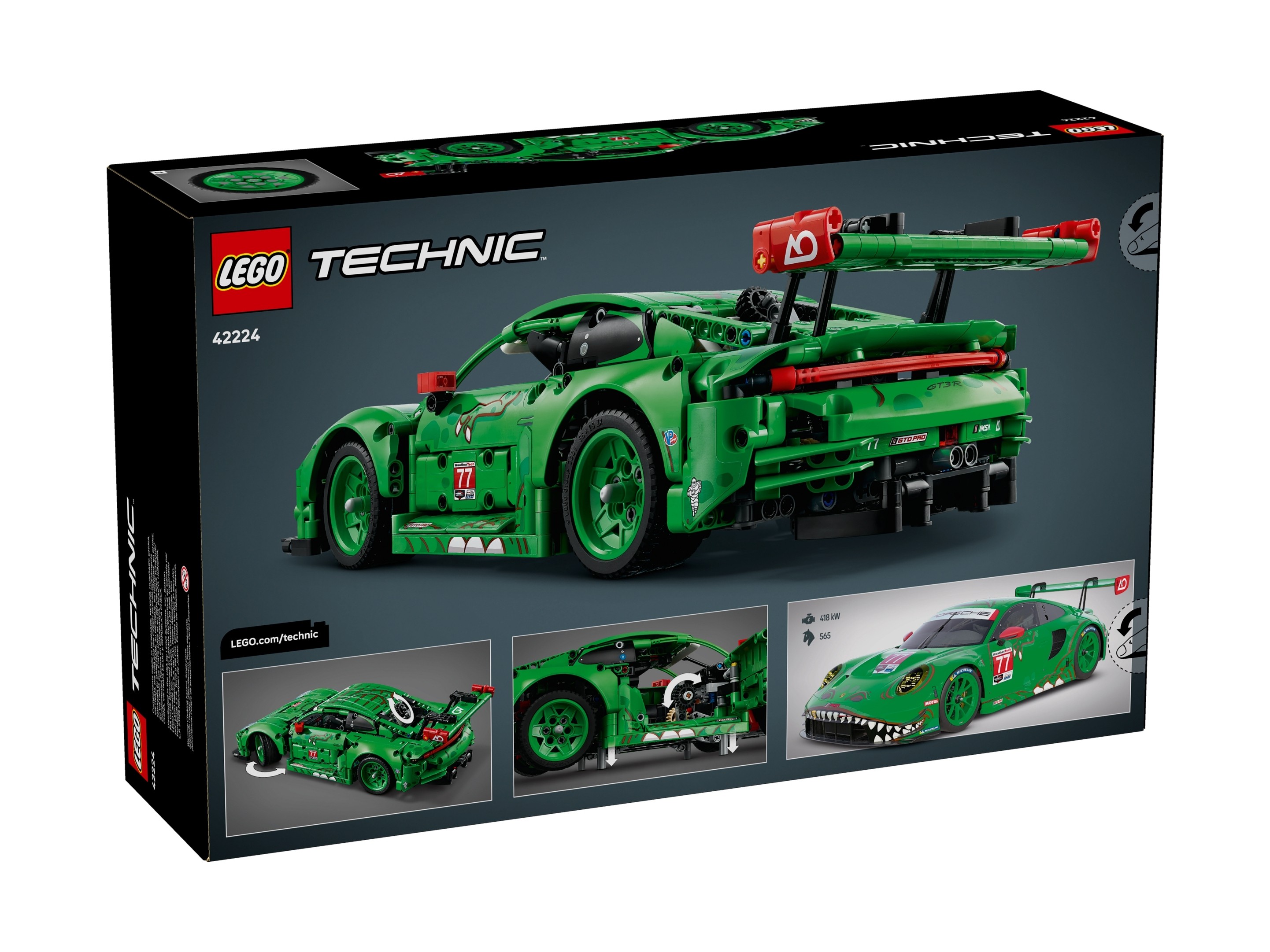LEGO Technic - Samochód Porsche 911 GT3 R REXY AO Racing