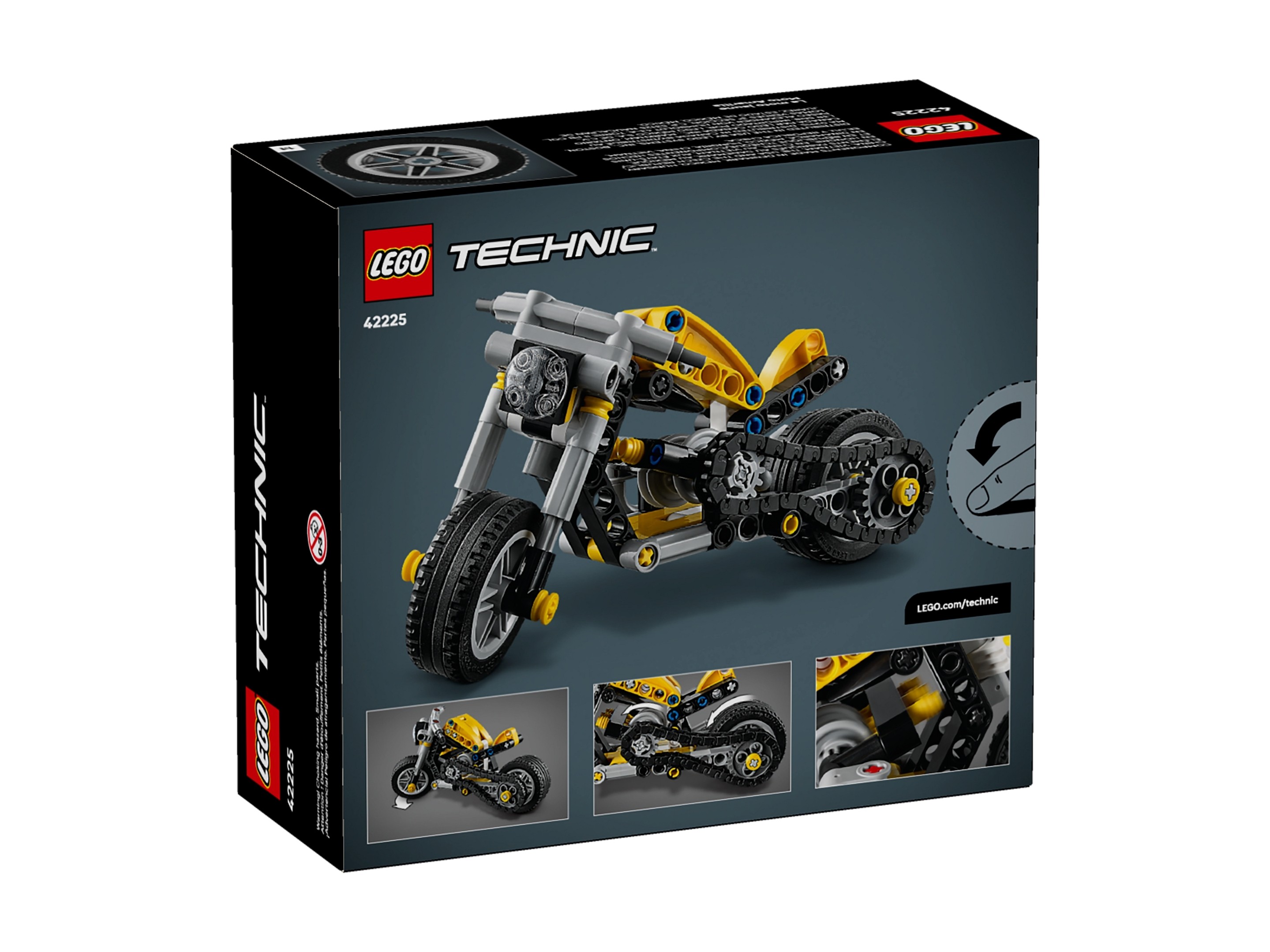 LEGO Technic - Żółty motocykl
