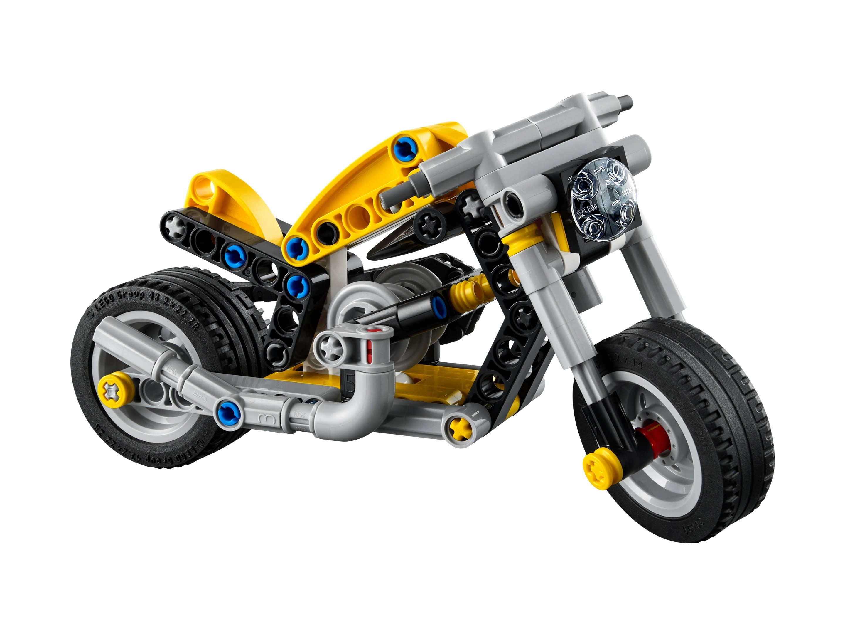 LEGO Technic - Żółty motocykl