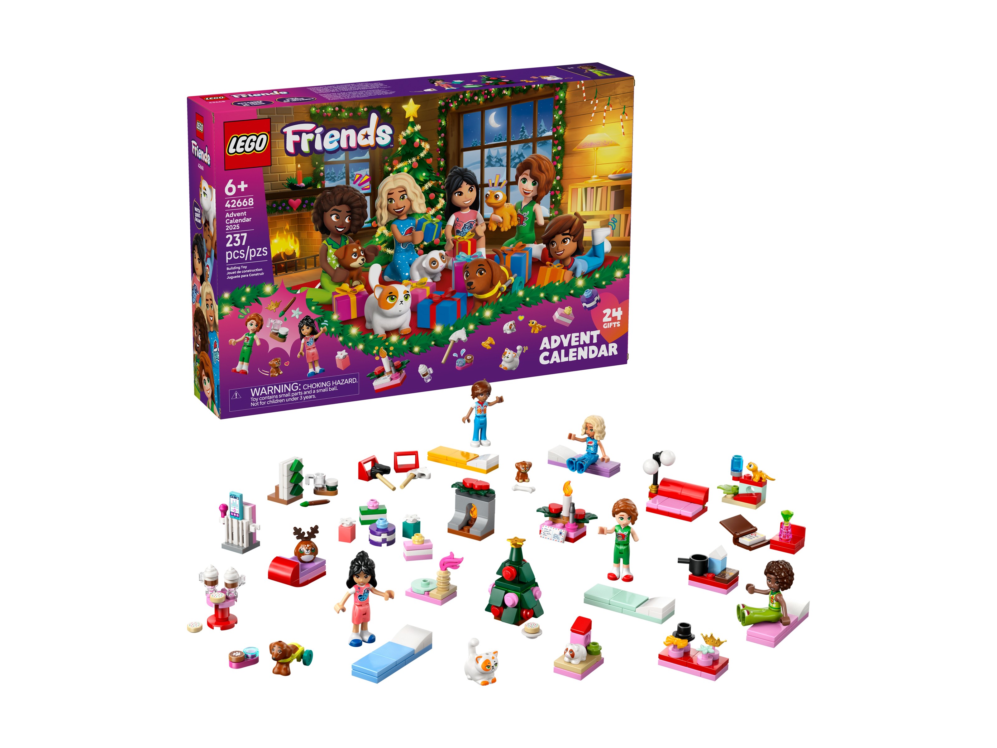 LEGO Friends - Kalendarz adwentowy na 2025 rok