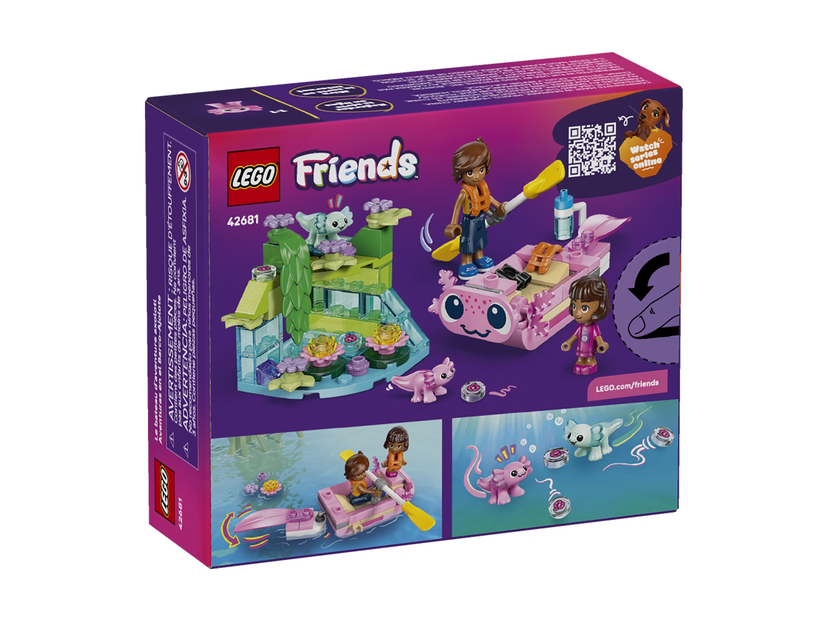 LEGO Friends - Przygoda na aksolotlowej łodzi