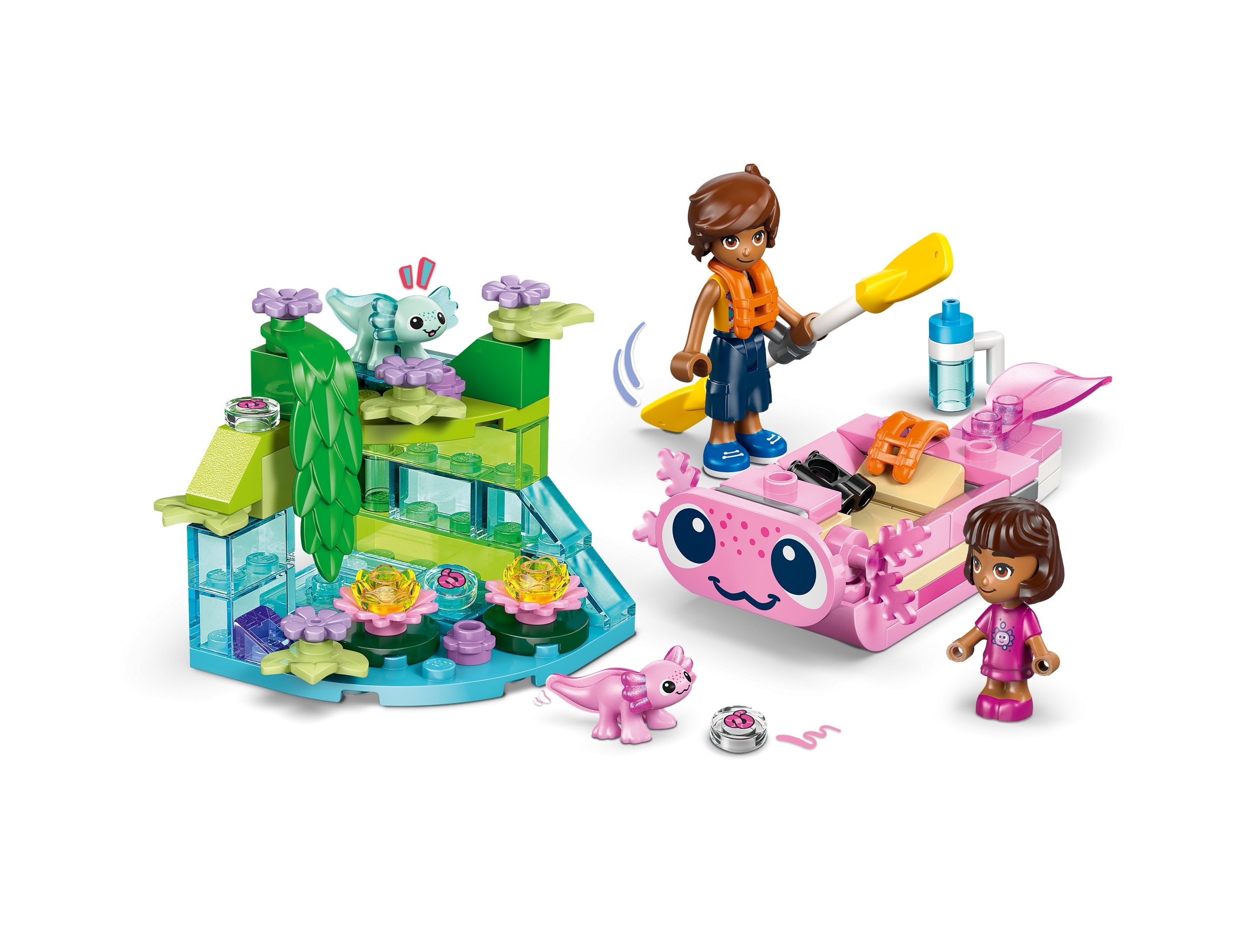 LEGO Friends - Przygoda na aksolotlowej łodzi