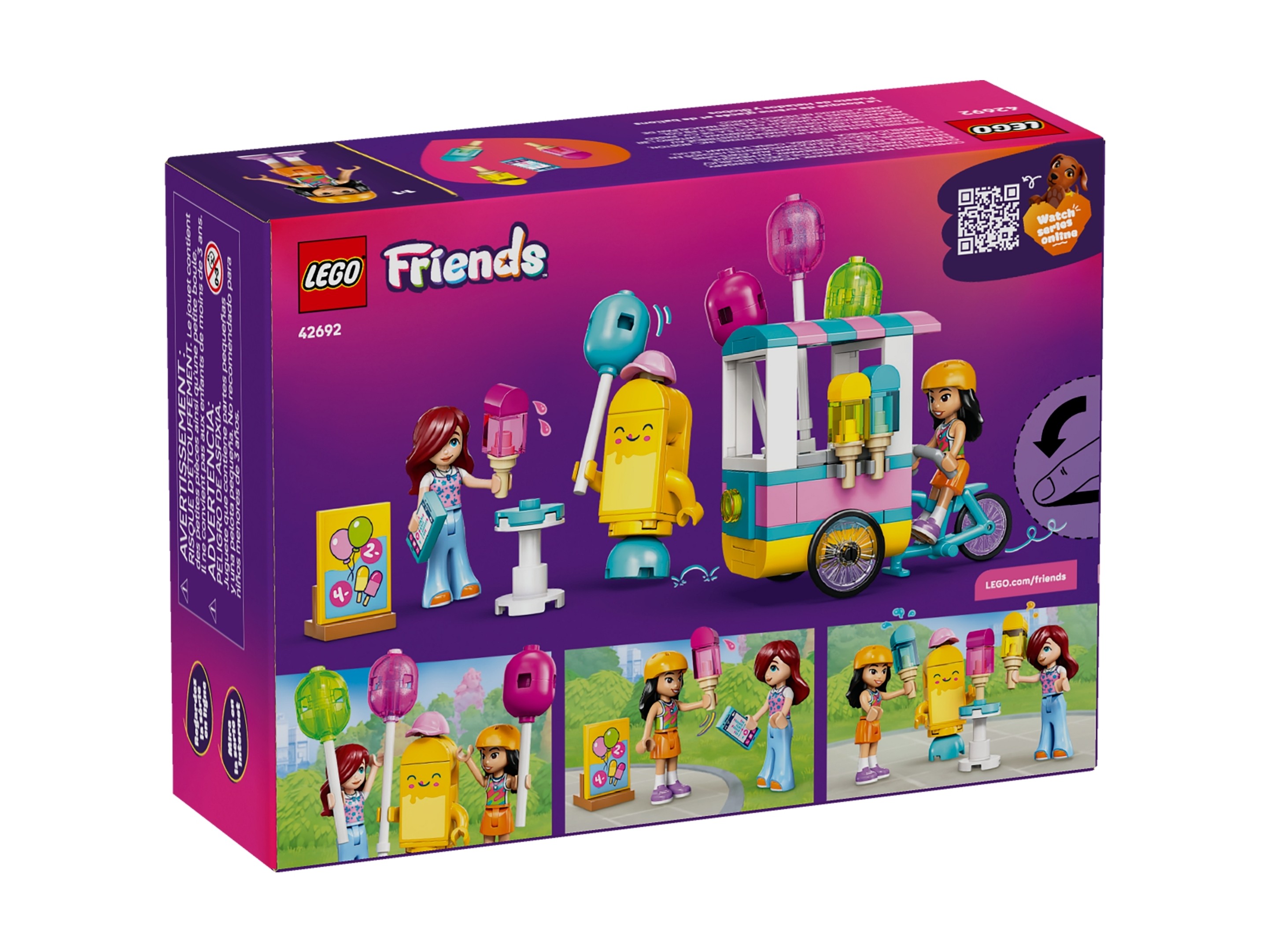 LEGO Friends - Stoisko z lodami i balonami