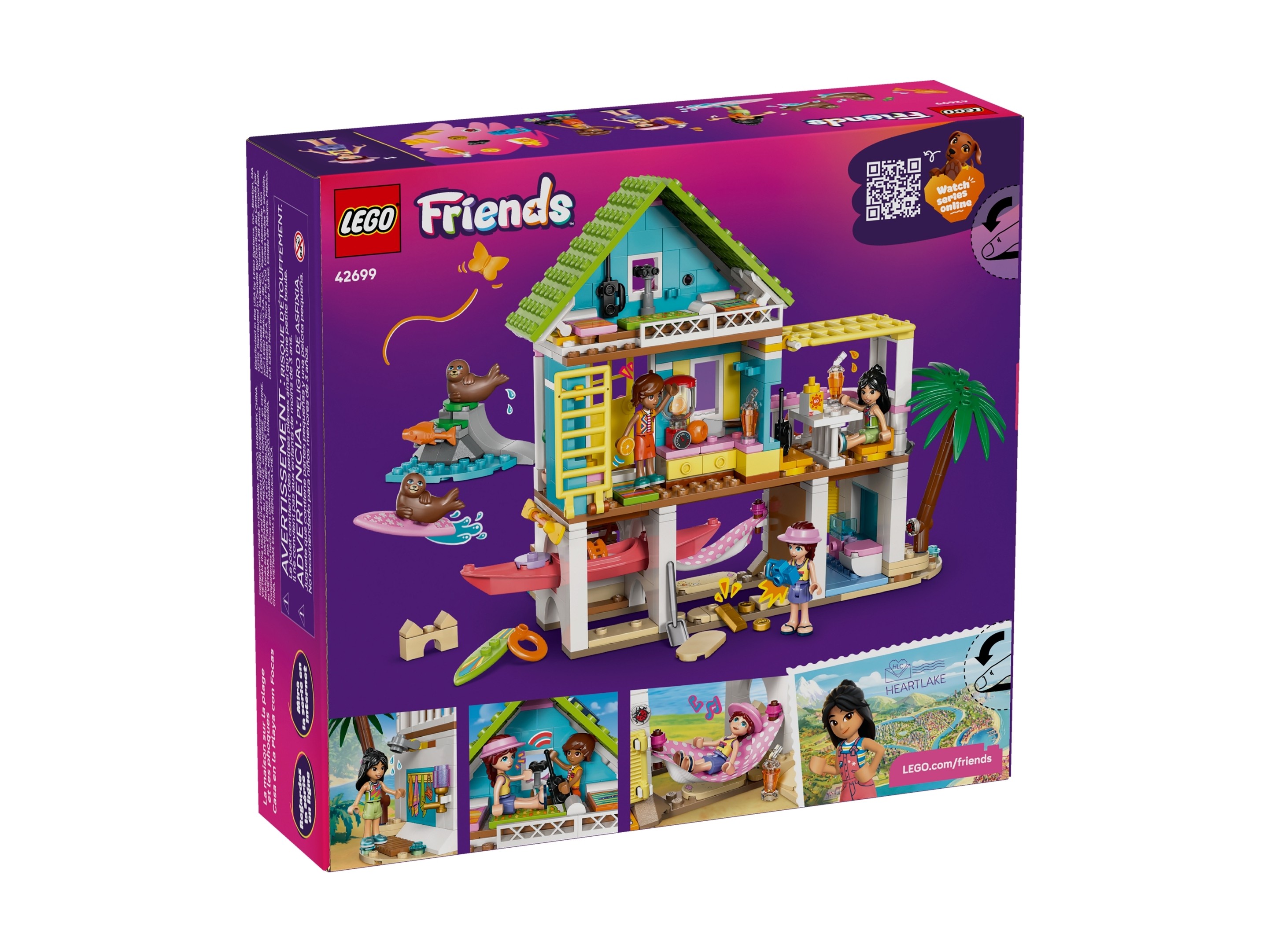 LEGO Friends - Domek na plaży z fokami